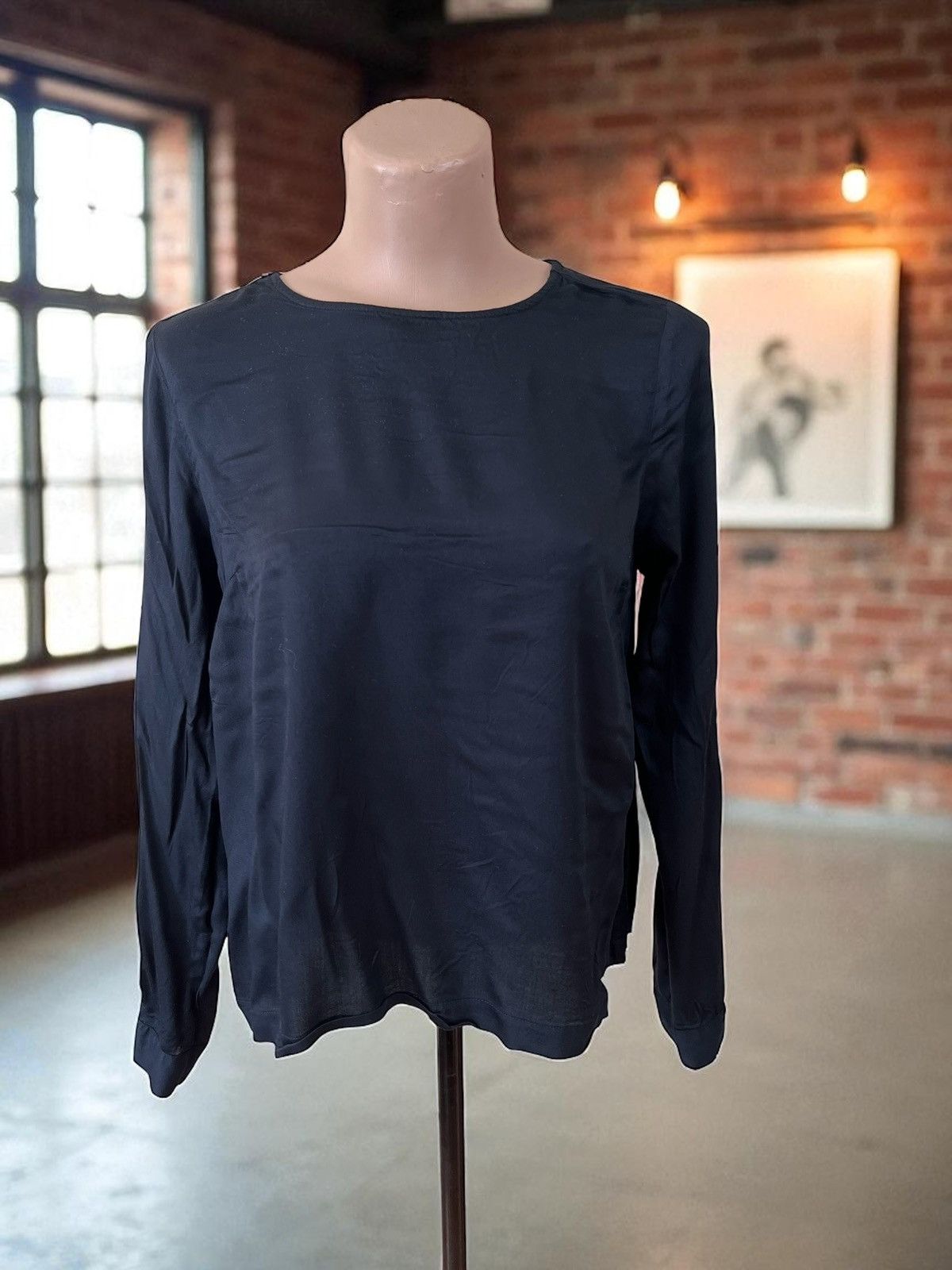 Morris Morris Flora Blouse size M black viscose long sleeve Size M / US 6-8 / IT 42-44 - 1 Thumbnail
