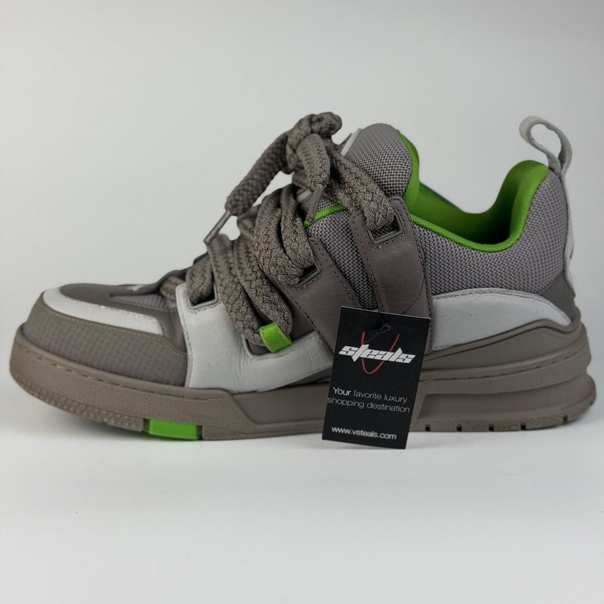 Louis Vuitton Louis Vuitton Skate Grey Green Size US 7.5 / EU 40-41 - 11 Thumbnail