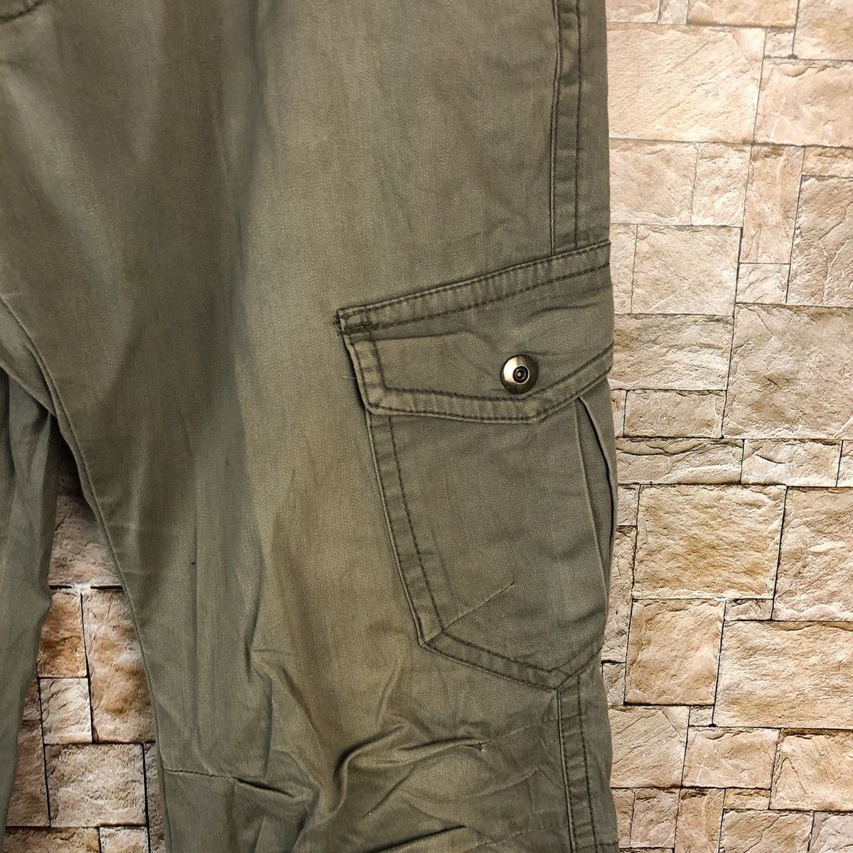 Japanese Brand Japanese Brand Green Cargo Multipocket Pants #A1027 Size US 32 / EU 48 - 11 Thumbnail