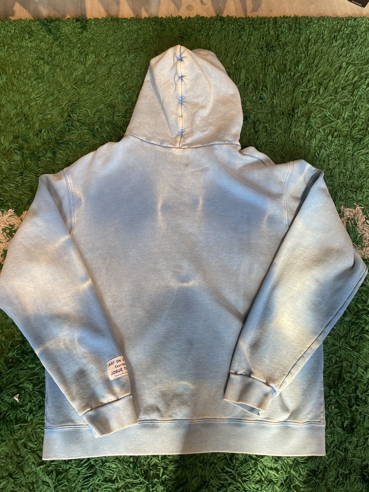 Gallery Dept. Gallery Dept. Blue Sunfaded Zip Up Hooded Sweatshirt 2XL Size US XXL / EU 58 / 5 - 2 Thumbnail