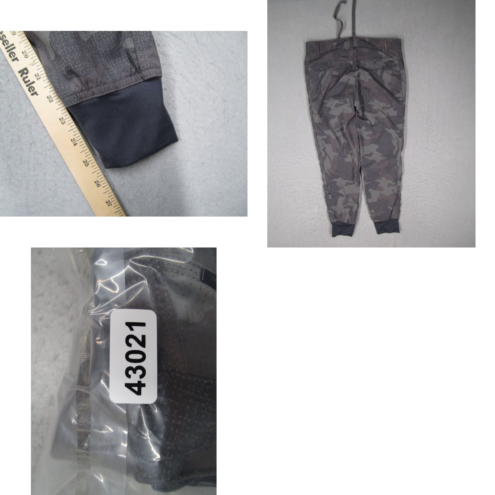 Prana VINTAGE None Pants Women 6 Gray Camo Sky Canyon Jogger Tapered 90s Outdoor Casual Size 28" / US 6 / IT 42 - 8 Thumbnail