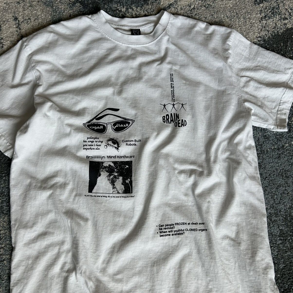 Brain Dead 2020 ARABiC BRAiN DEATH TEE DYSTOPiAN CYBERPUNK RAVE COLLAGE Size US XL / EU 56 / 4 - 13 Thumbnail