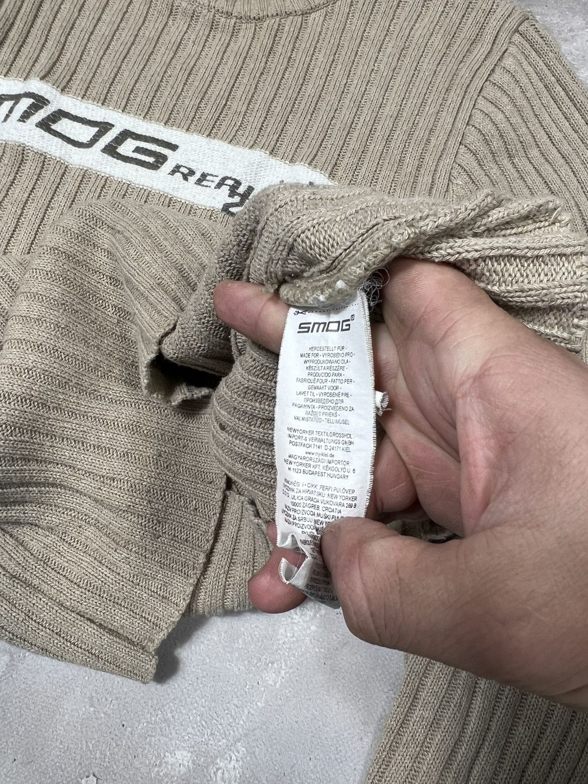 Other Vintage Junya Watanabe Ribbet Y2k Sweater Size US S / EU 44-46 / 1 - 5 Thumbnail