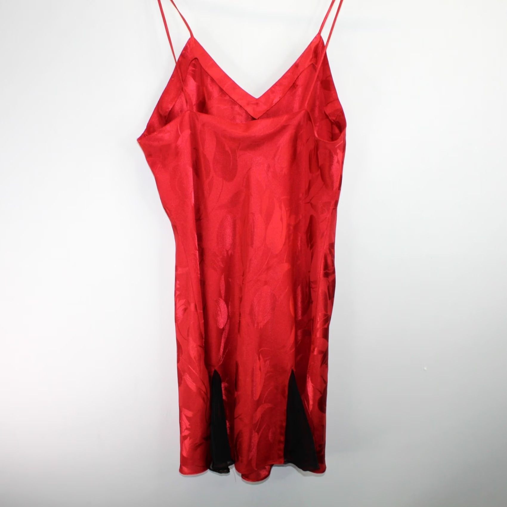 Victoria's Secret VINTAGE Victoria's Secret Night Gown Womens Medium Polyester Sleepwear Pullover Sleeveless Red 90s Size M / US 6-8 / IT 42-44 - 6 Thumbnail