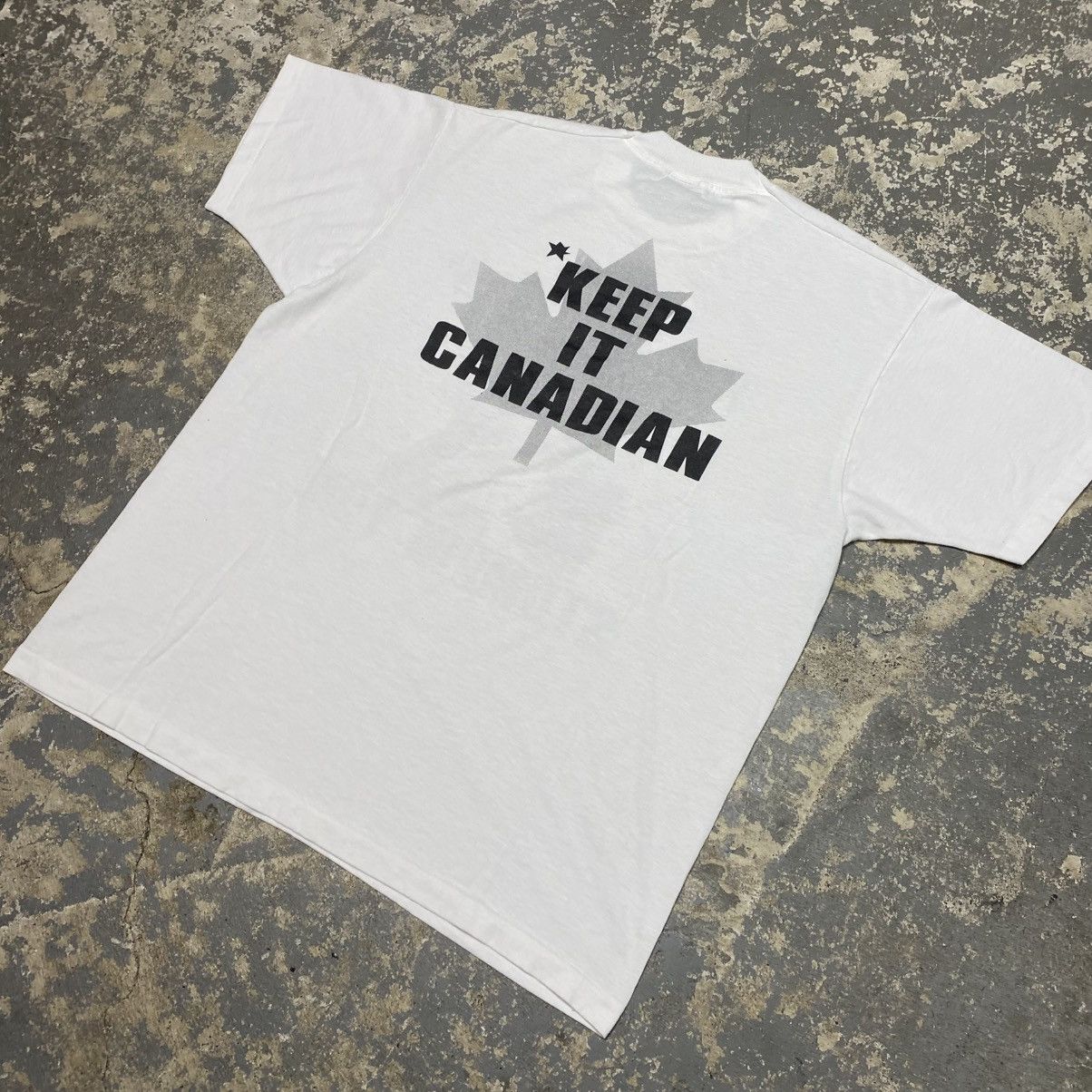 Band Tees Vintage Kic Along With Stompin Tom Connors Keep It Canadian Size US XL / EU 56 / 4 - 10 Thumbnail