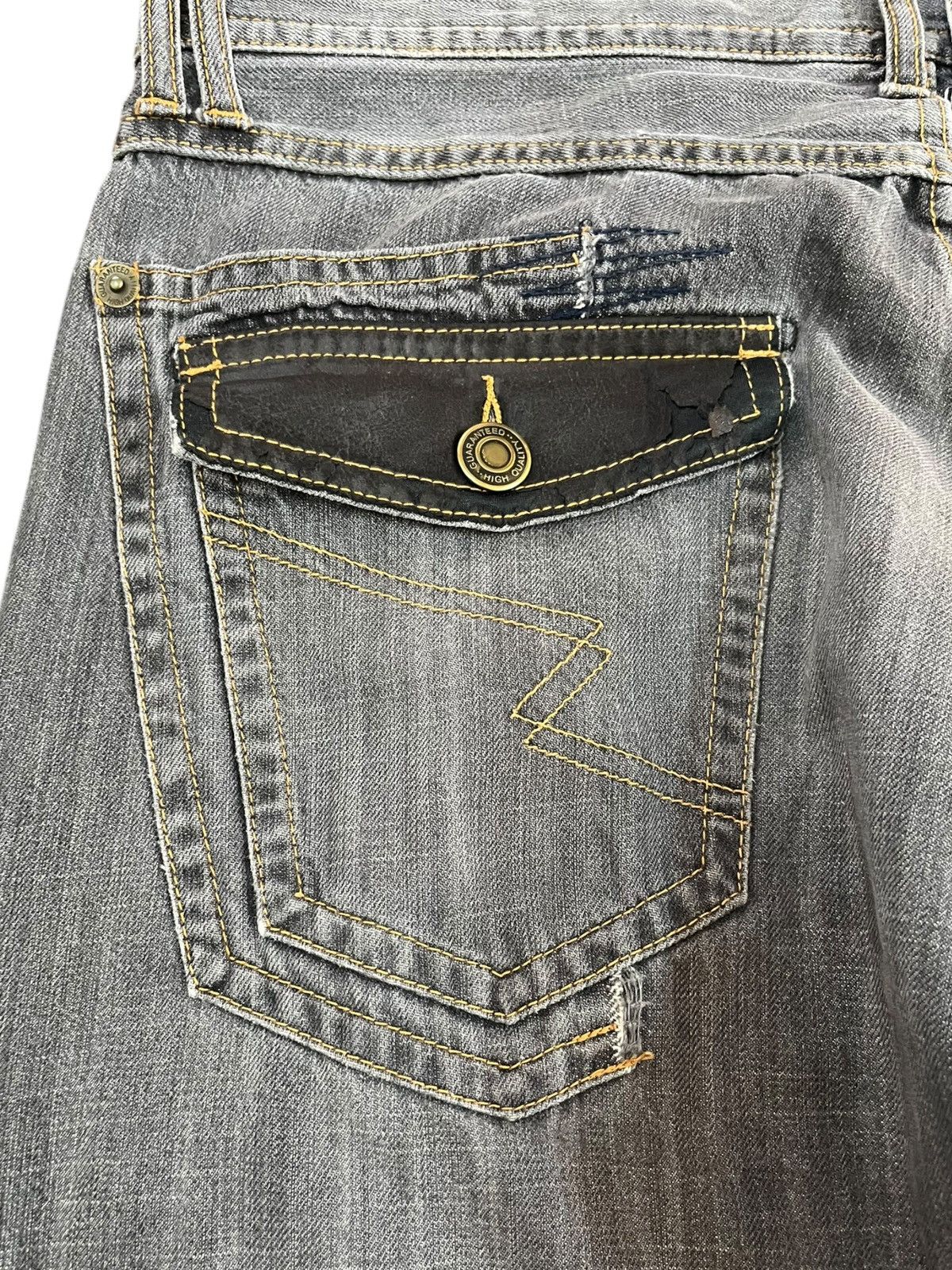 Beauty Beast Vintage Japanese Brand Black Baggy Denim Size US 36 / EU 52 - 8 Thumbnail