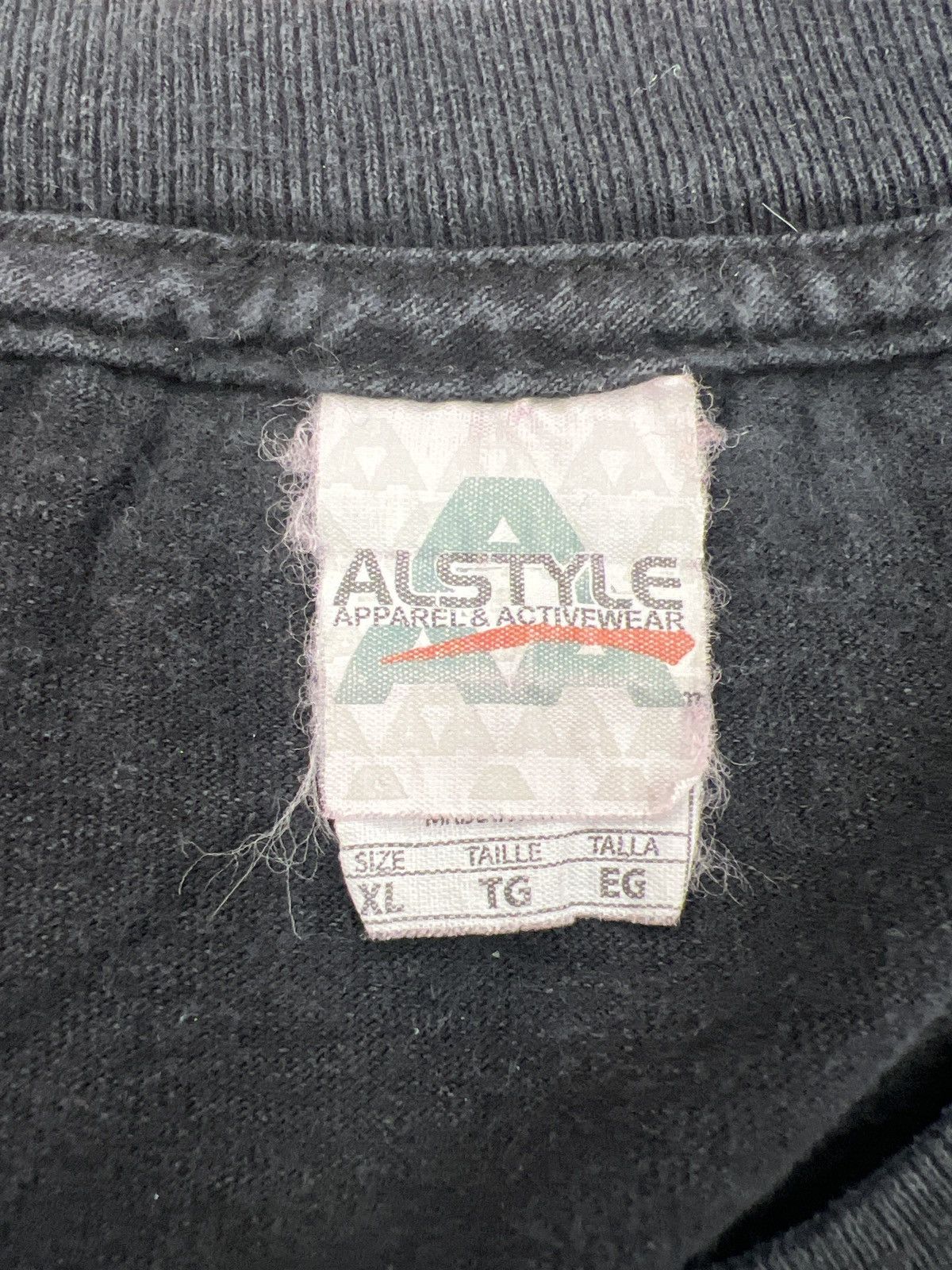 Vintage Vintage black Alma MC west side t shirt Size US XL / EU 56 / 4 - 3 Thumbnail