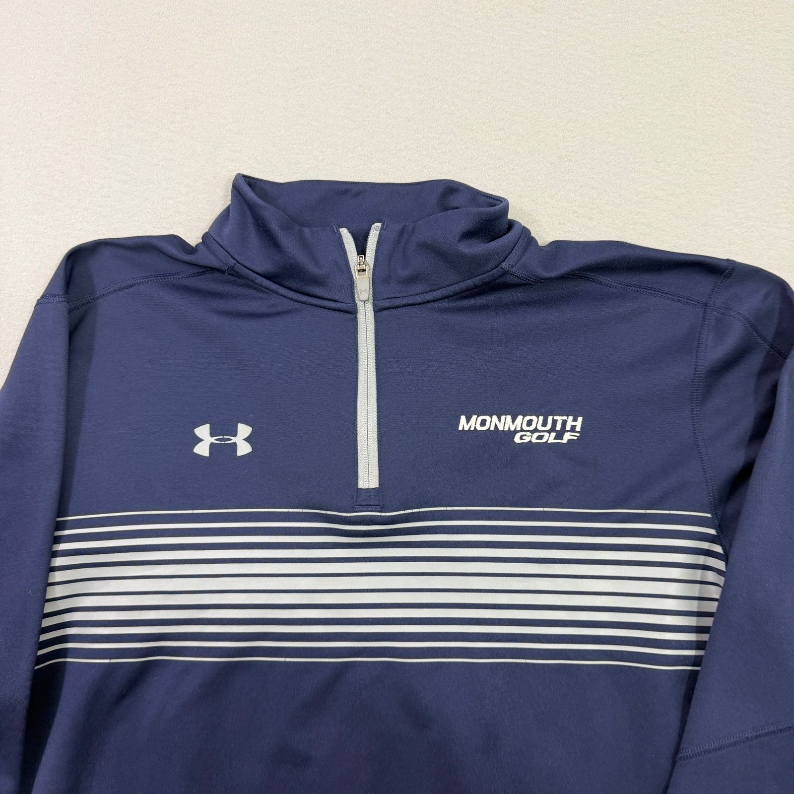 Under Armour Under Armour Monmouth Hawks 1/4 Zip Pullover Extra Large Size US XL / EU 56 / 4 - 2 Thumbnail