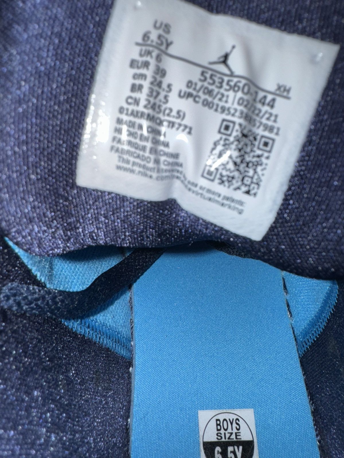 Jordan Brand Air Jordan 1 Low UNC (2021) Size 6.5 Size US 6.5 / IT 36.5 - 6 Thumbnail