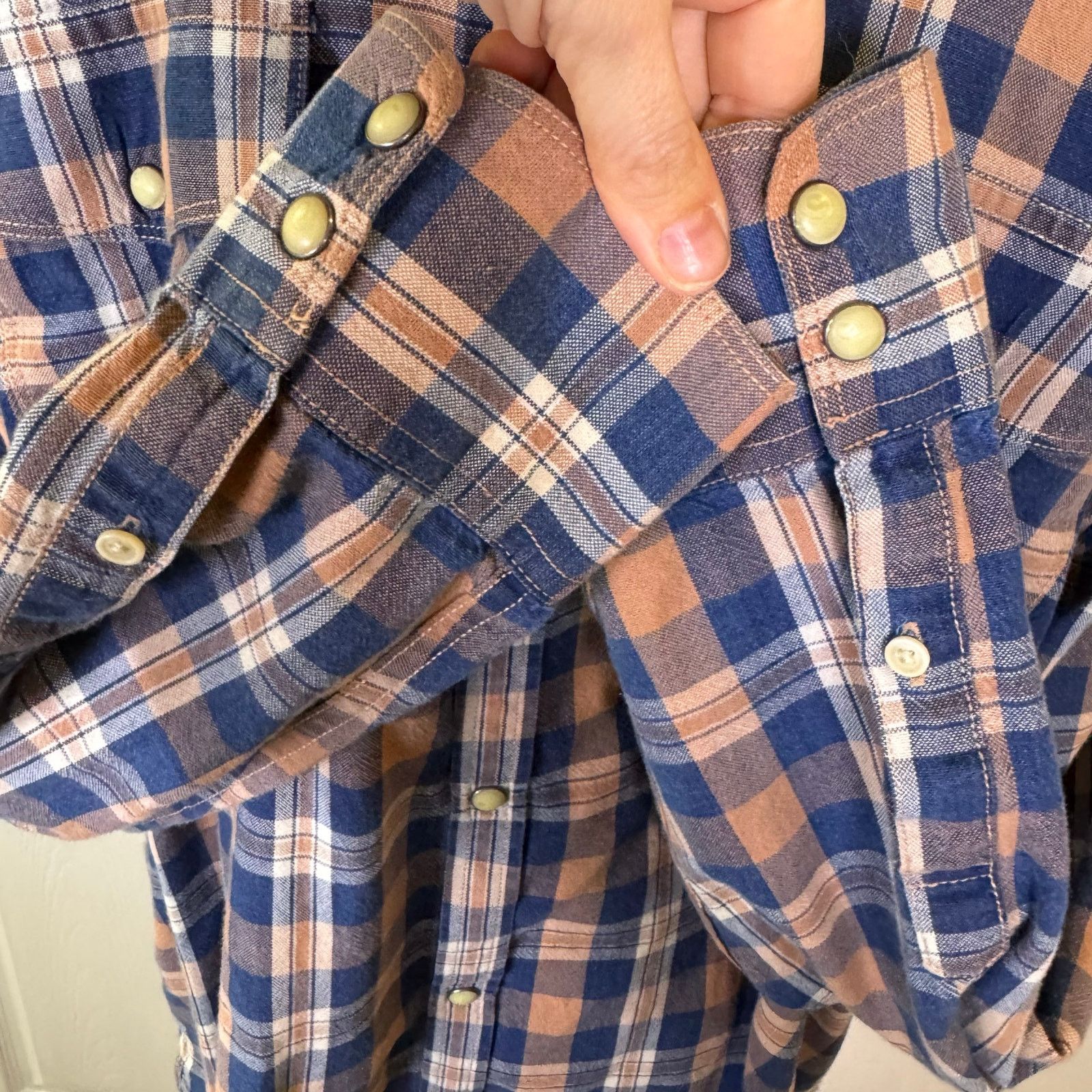 Lucky Brand Lucky Brand Classic Fit Western Pearl Snap Shirt Men’s Sz XL Size US XL / EU 56 / 4 - 4 Thumbnail