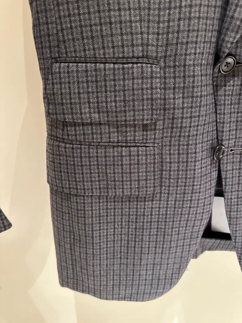 Tom Ford Tom Ford Grey Plaid Single-Breasted Suit Size 46L - 9 Thumbnail