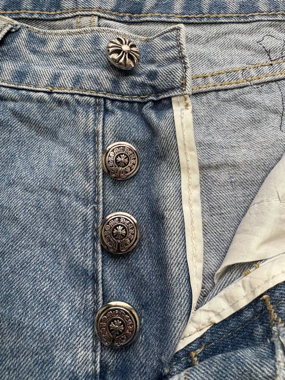 Vintage Custom Chrome Hearts Cross Style Patchwork Size US 28 / EU 44 - 10 Thumbnail