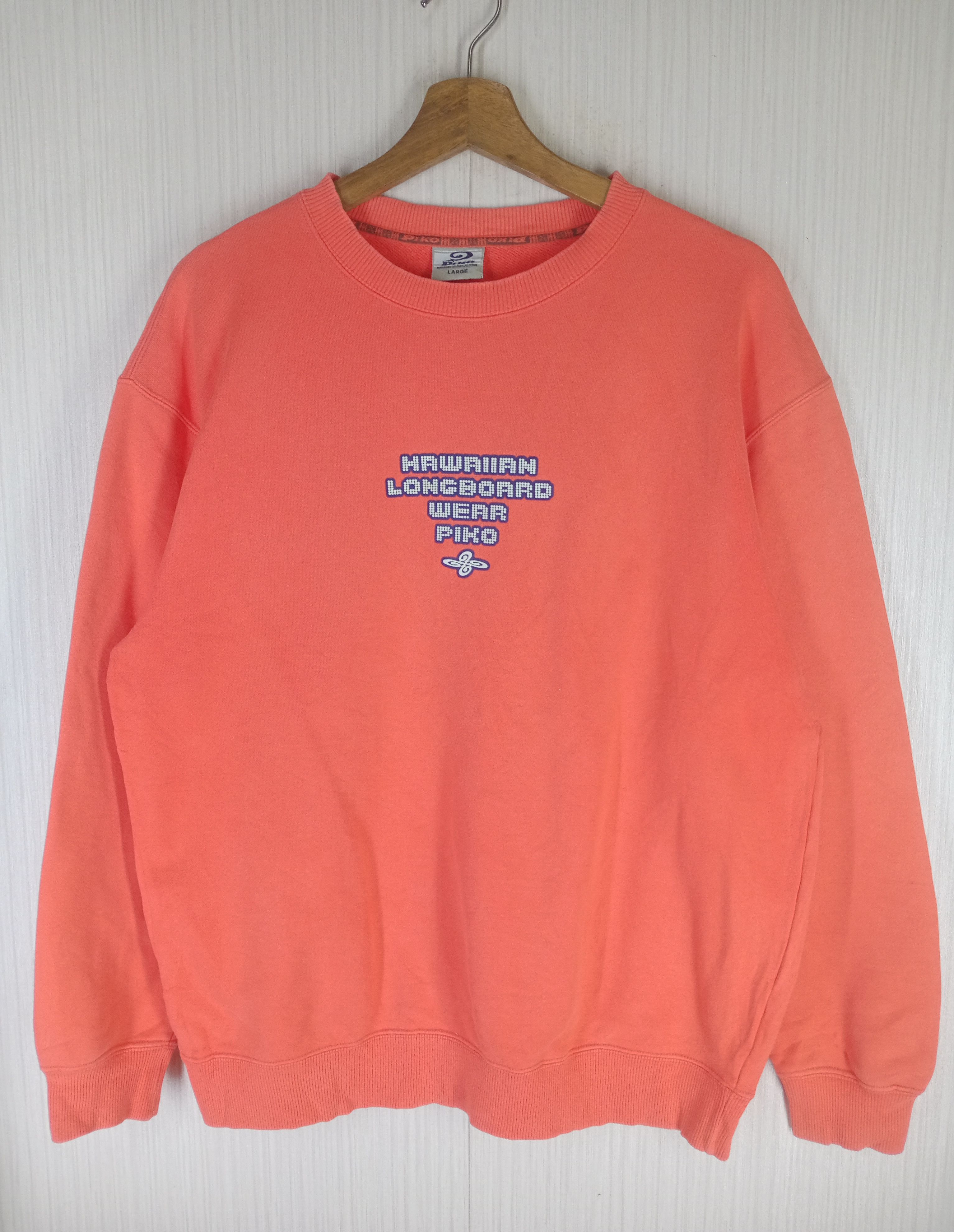 Ron Jon Surf Shop Vintage 90s Piko Hawaiian Longboard Wear Sweatshirt Size US L / EU 52-54 / 3 - 4 Thumbnail