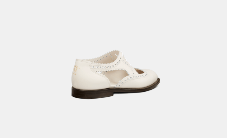 Dior o1w1db10525 KDB683 Teddy-D Derby Shoes in White Size US 10 / IT 40 - 3 Thumbnail