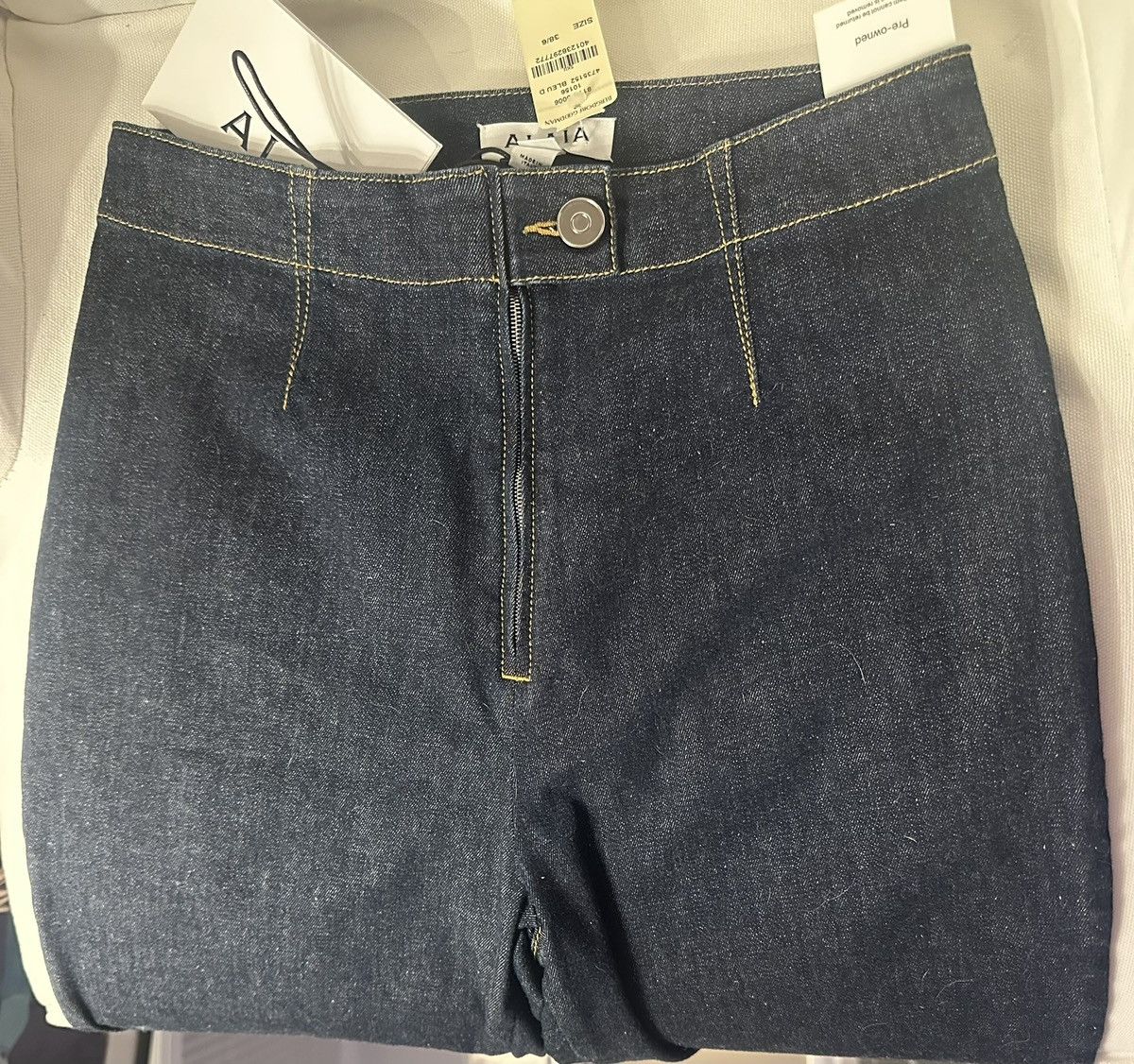 Alaia ALAIA JEANS - High Rise Skinny Leg Jeans - Bergdorf Goodman Size 28" / US 6 / IT 42 - 5 Thumbnail
