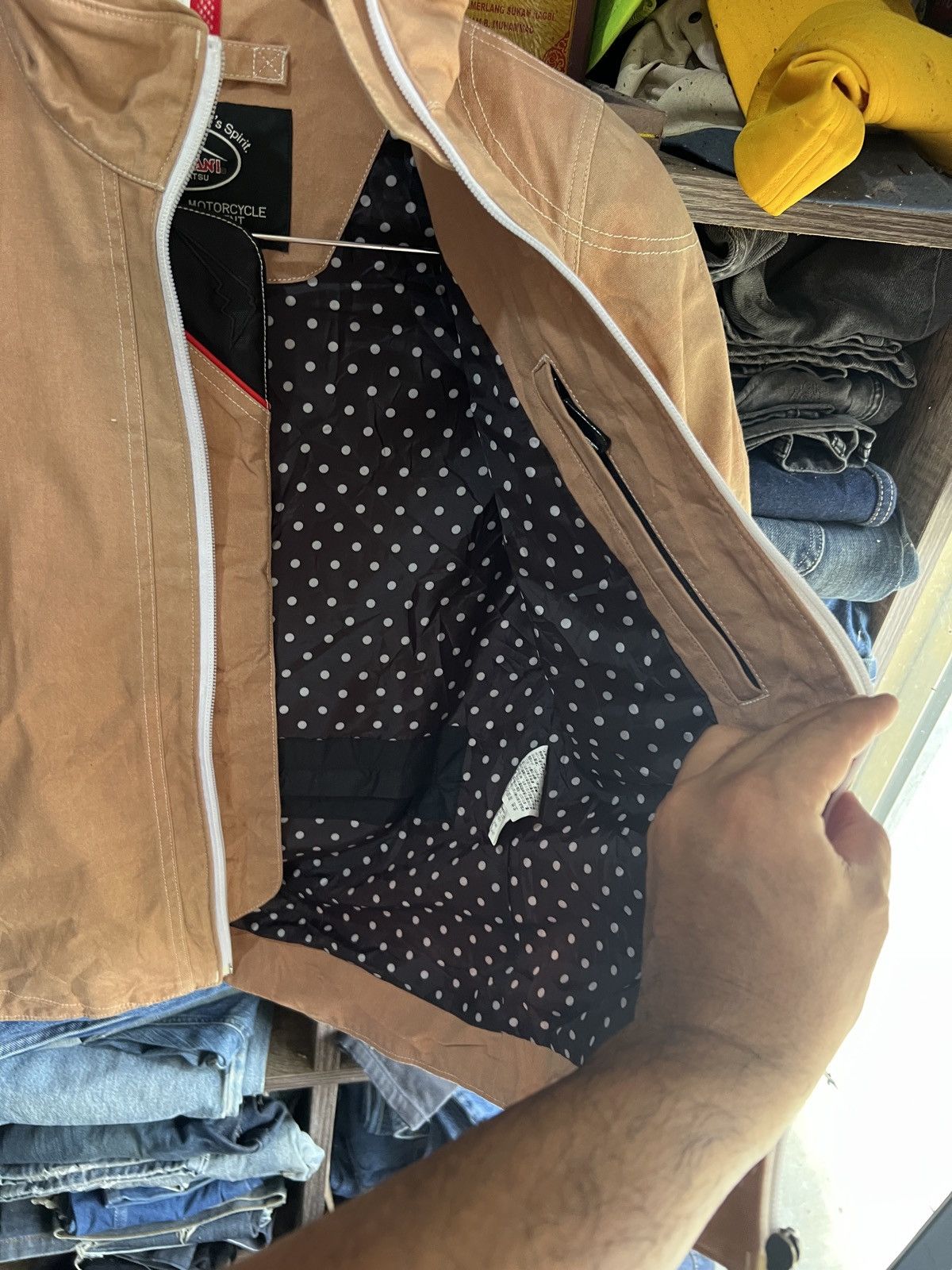 Japanese Brand 🔥Kushitani Hamamatsu Bike Jacket With Pad Size S / US 4 / IT 40 - 12 Thumbnail