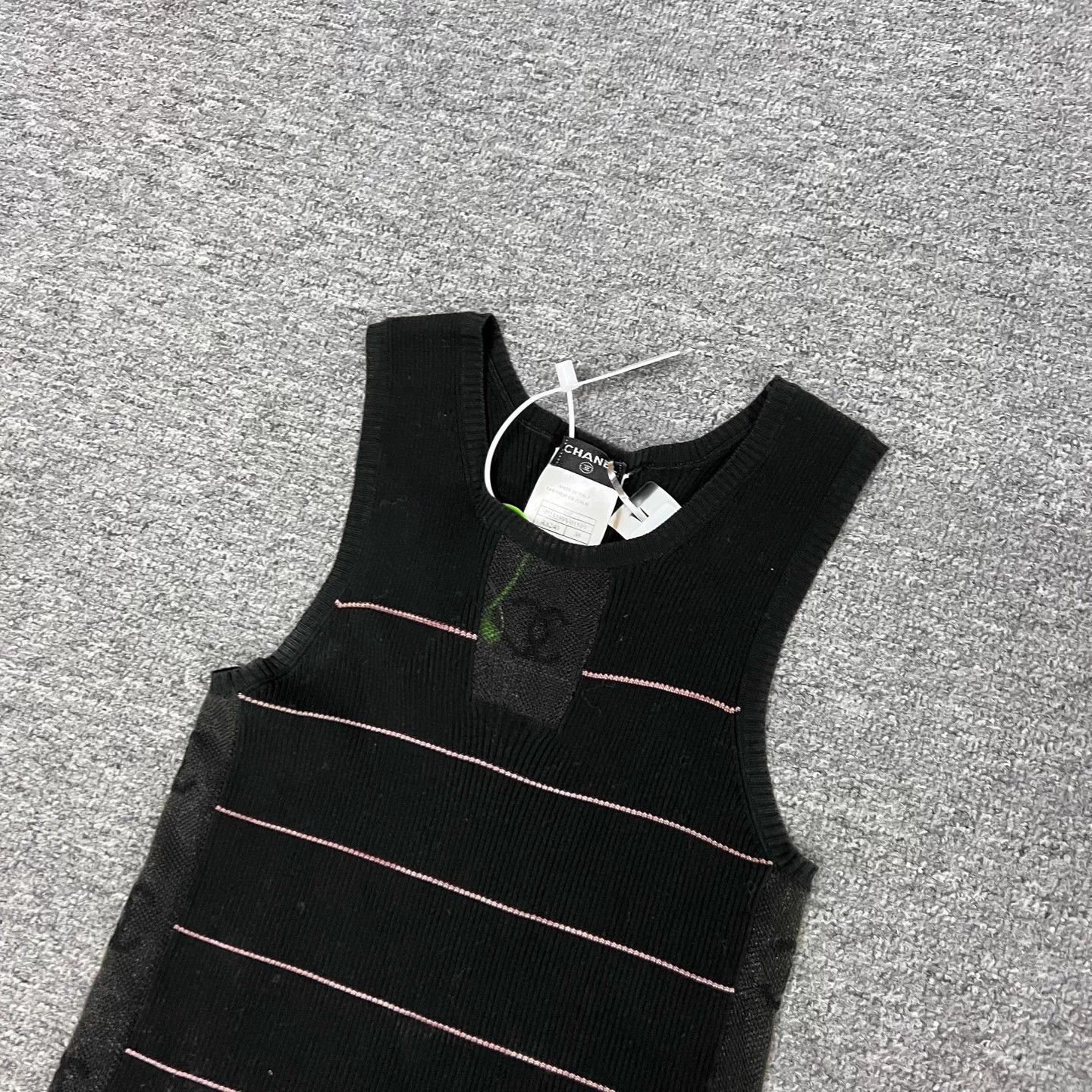 Chanel Chanel CC Logo Knit Vest Side Logo Chain Size S / US 4 / IT 40 - 3 Thumbnail