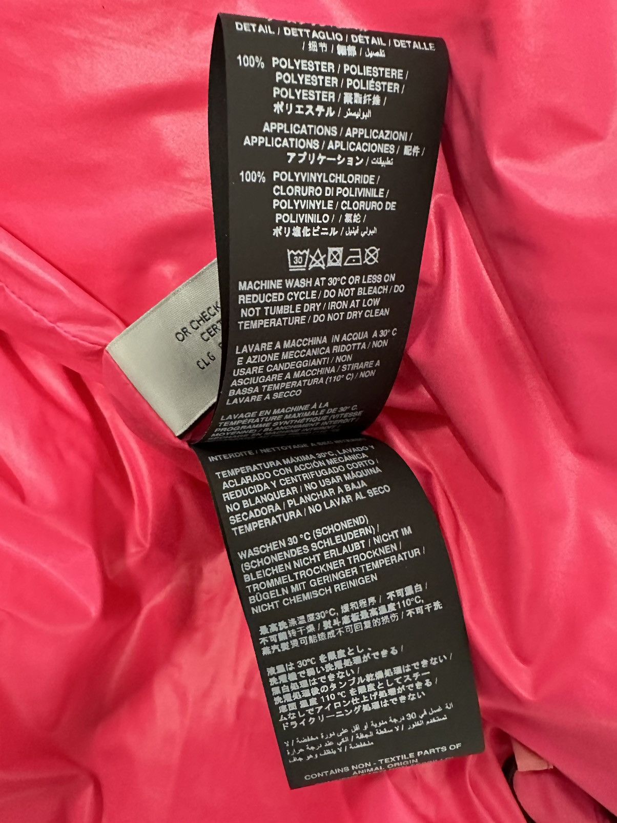 Palm Angels Palm Angels Pink Puffer Jacket Size US S / EU 44-46 / 1 - 9 Thumbnail