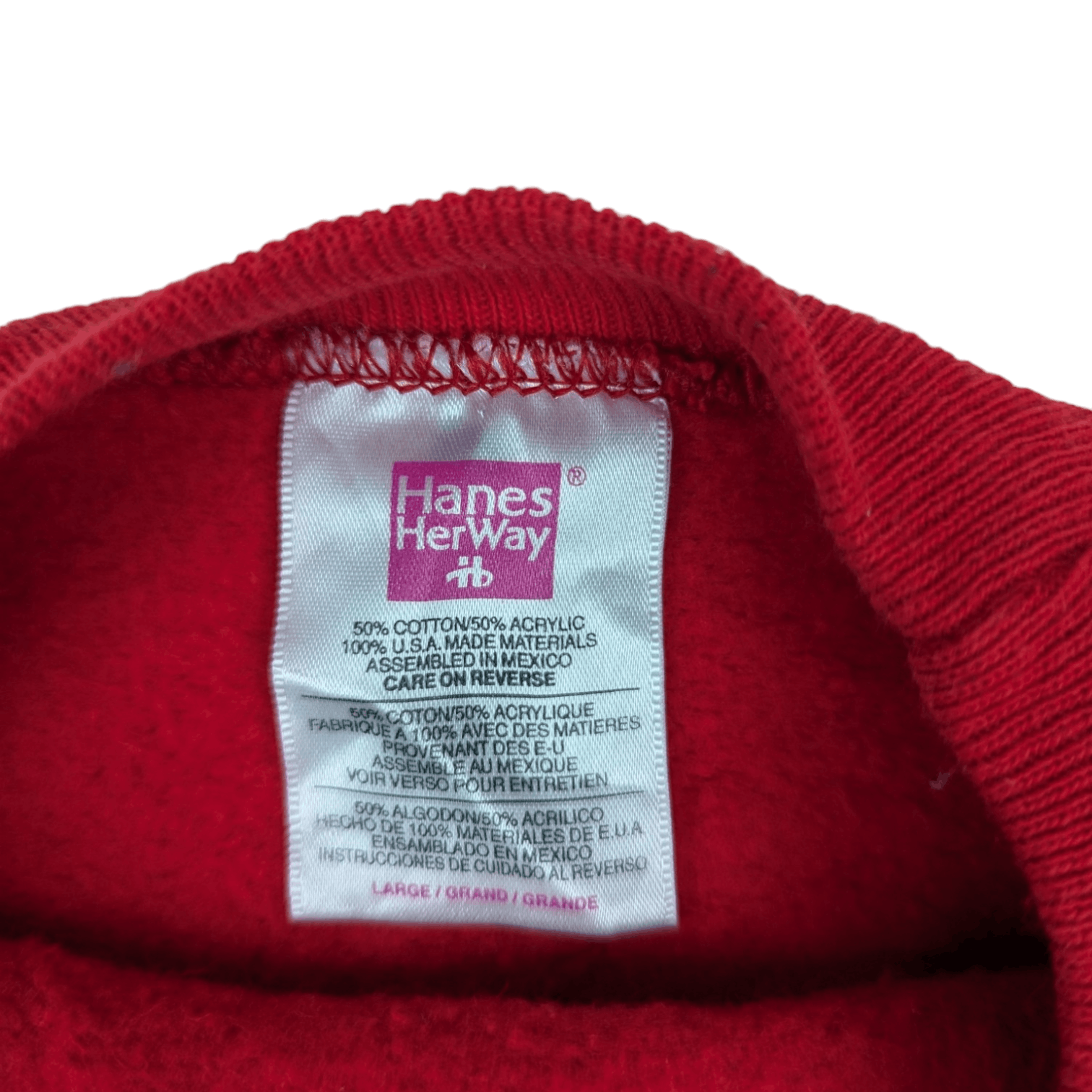 Hanes Vintage 90's HANES HERWAY Santa Merry Christmas Jumper Size L / US 10 / IT 46 - 8 Thumbnail