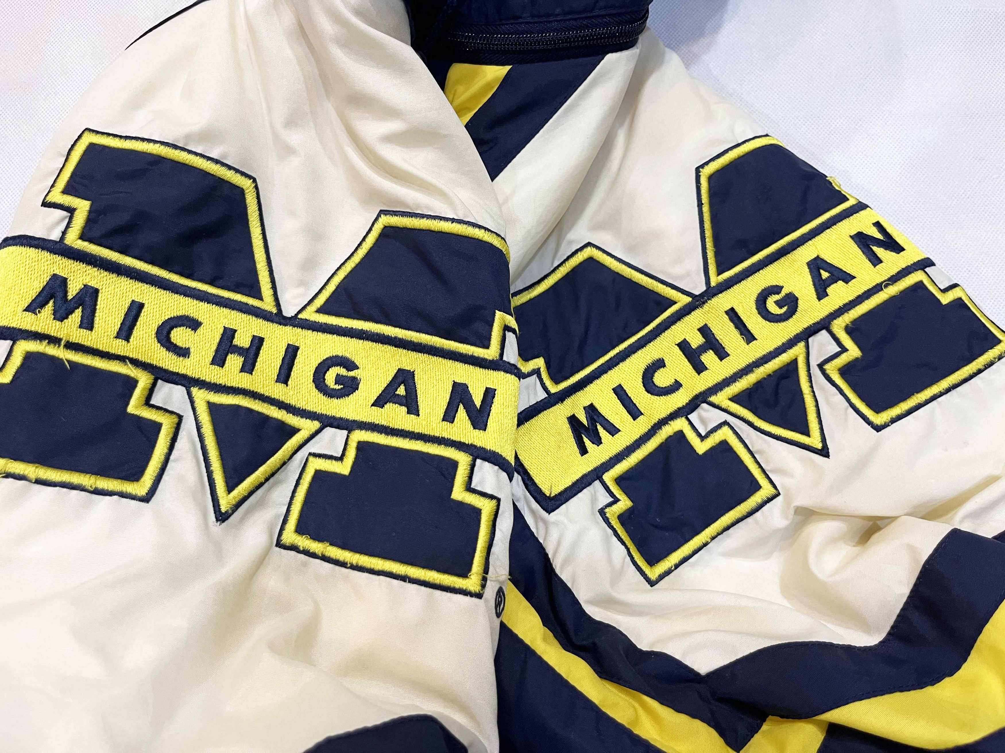 Apex One × NCAA × Vintage Vintage Apex One NCAA Michigan Wolverines Full Zip Jacket Size US L / EU 52-54 / 3 - 9 Thumbnail