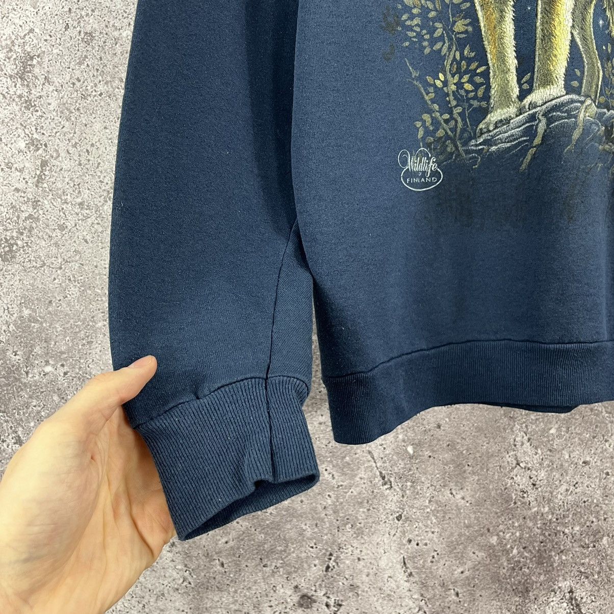 Fruit Of The Loom Screen Stars Vintage Sweatshirt Full Moon Wolf Big Logo Sz M Size US M / EU 48-50 / 2 - 4 Thumbnail
