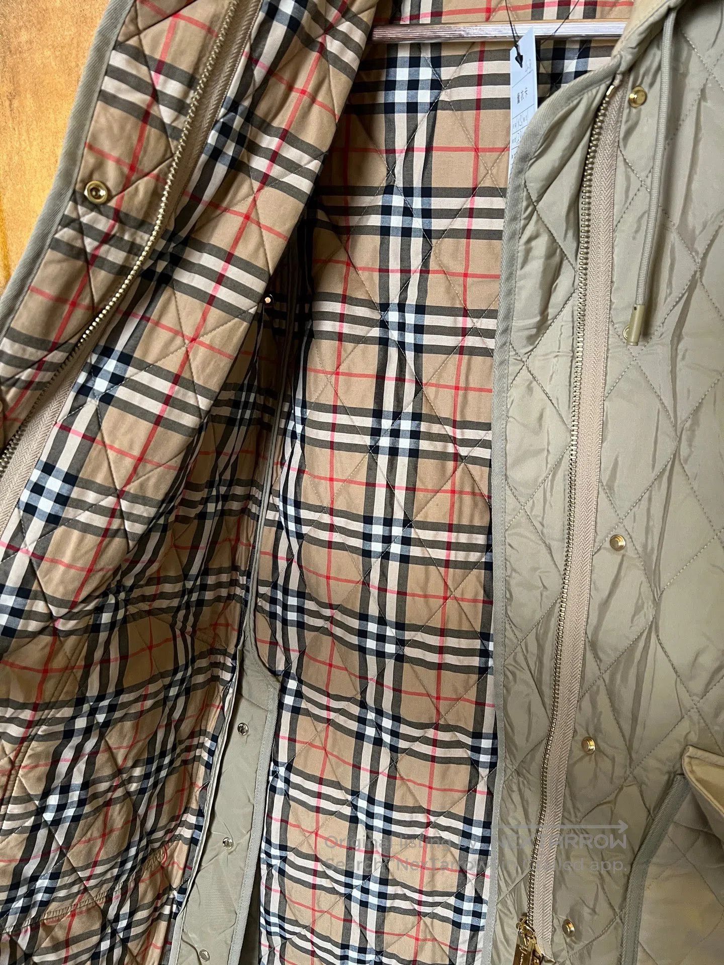 Burberry Burberry Plaid Hooded Cotton Jacket| Size US XS / EU 42 / 0 - 4 Thumbnail