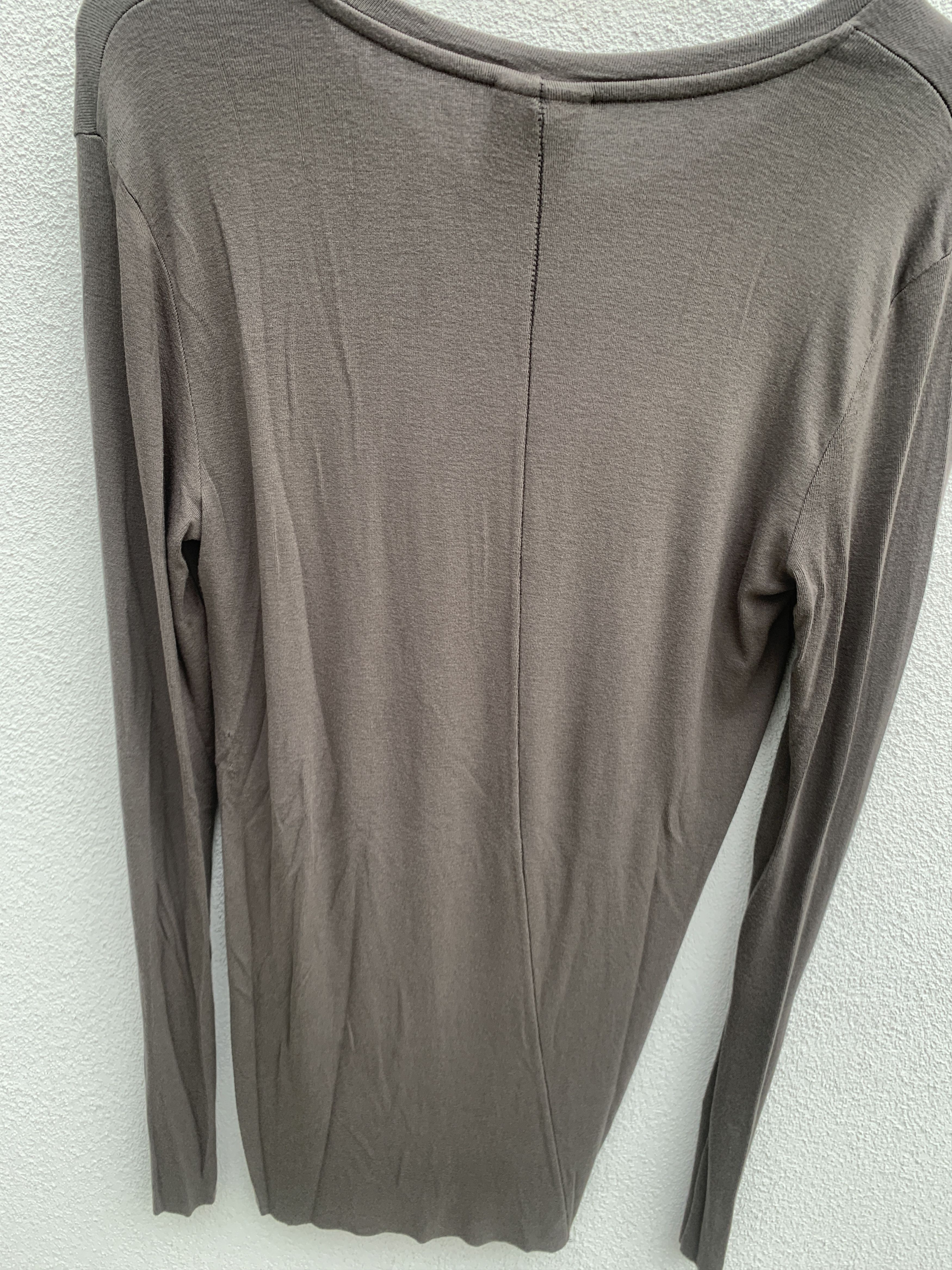 Thom Krom Thom Krom Unisex Long Sleeve T-Shirt Silk Grey Size US L / EU 52-54 / 3 - 5 Thumbnail