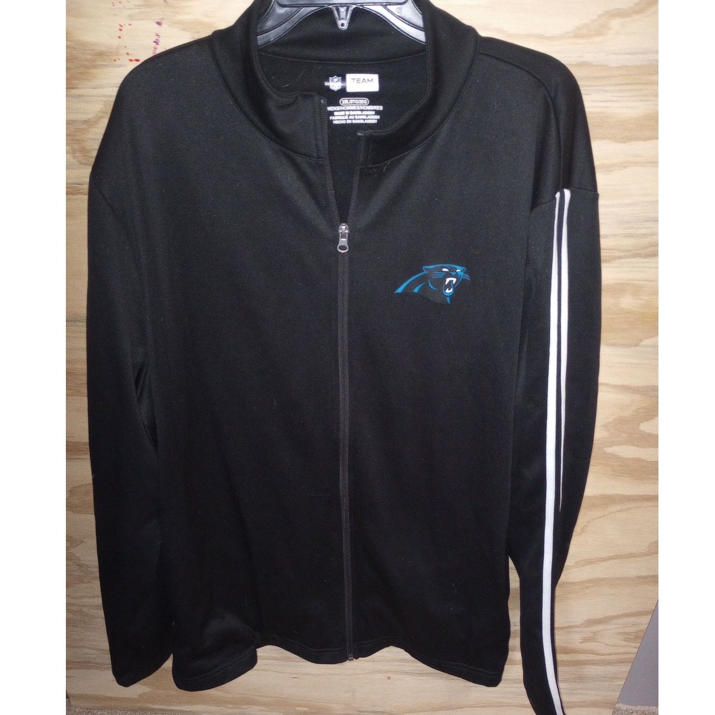 NFL Men's 2x Carolina Panthers NFL Team Apparel Football Jacket Size US XXL / EU 58 / 5 - 1 Thumbnail