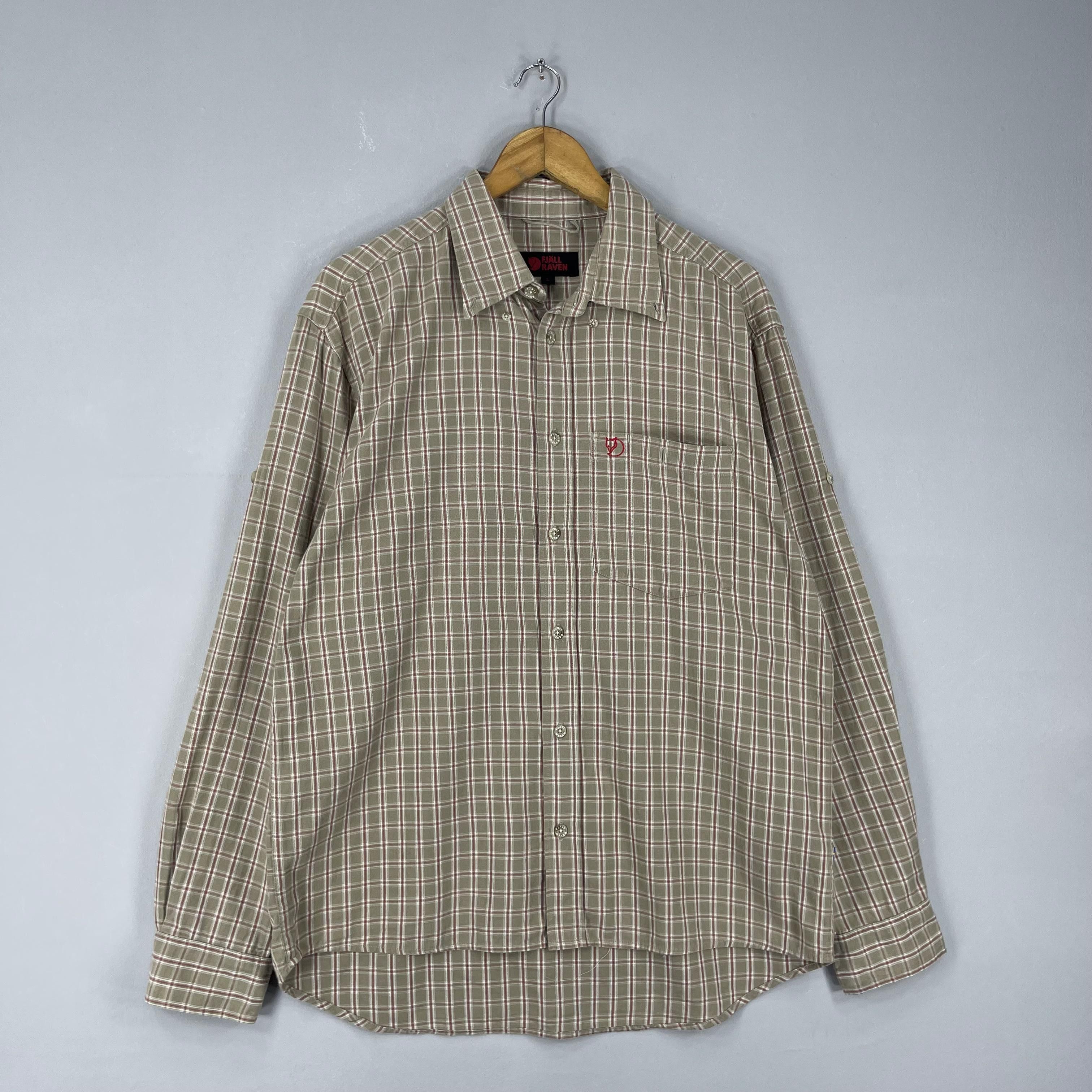 Fjallraven Vintage 90s FJALLRAVEN Checkered Board Minimalist Flannel Size US L / EU 52-54 / 3 - 6 Thumbnail