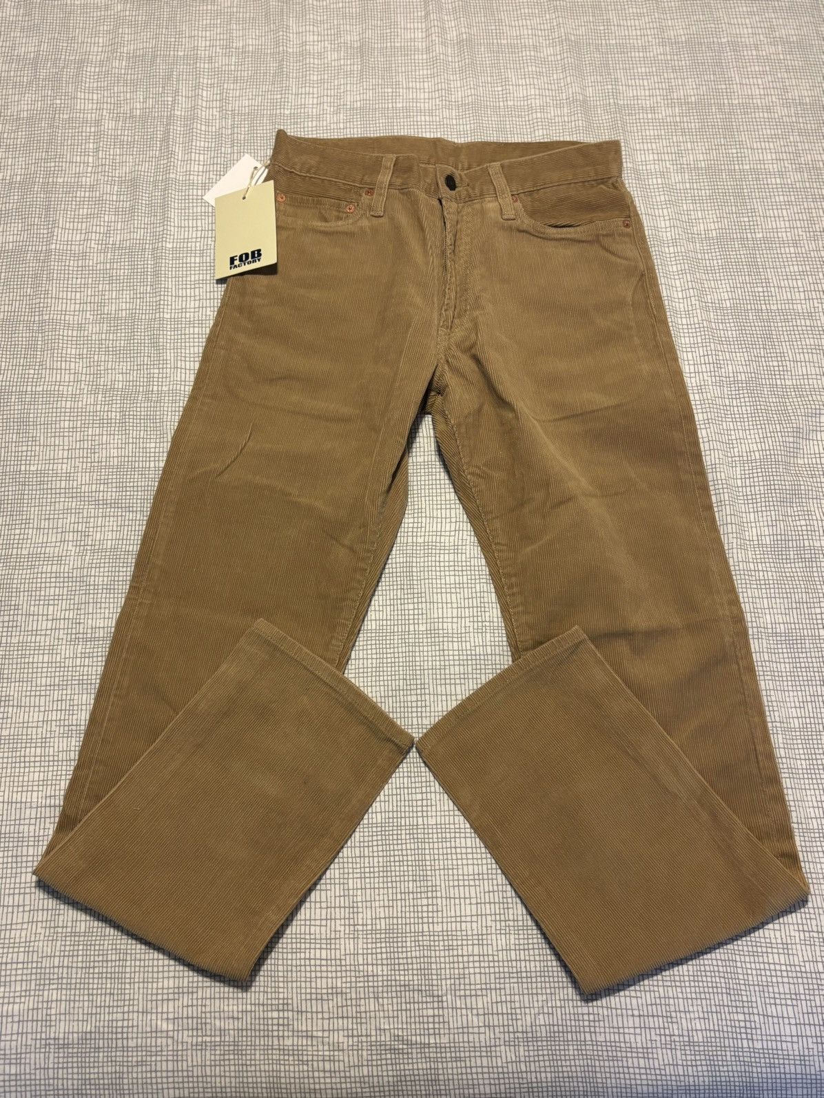 FOB Factory Brown Corduroy Straight-Leg Ponts Size US 30 / EU 46 - 5 Thumbnail