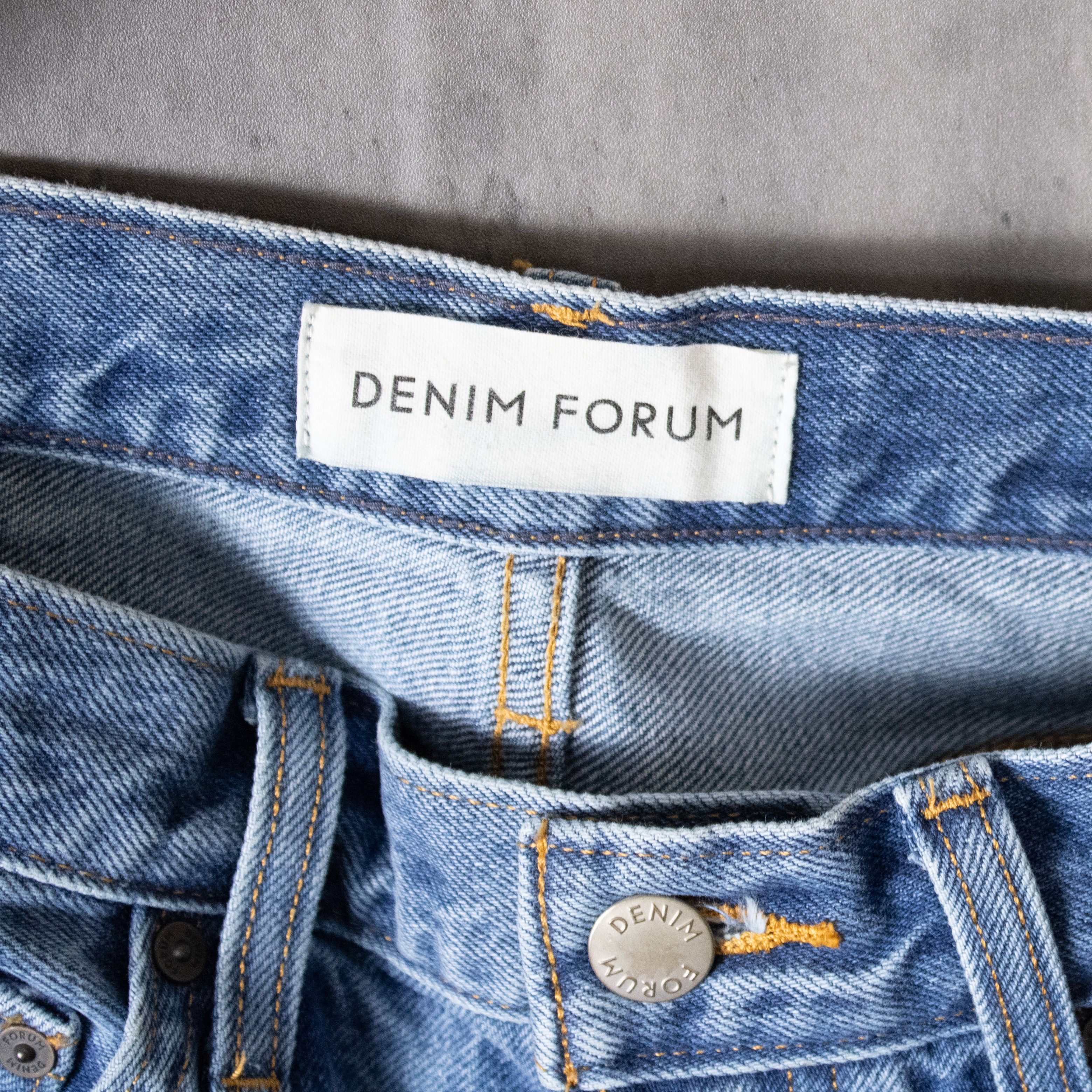 Japanese Brand Denim Form Baggy Wide Relax Fit CrazyY2K Denim Pant's Size US 26 / EU 42 - 12 Thumbnail
