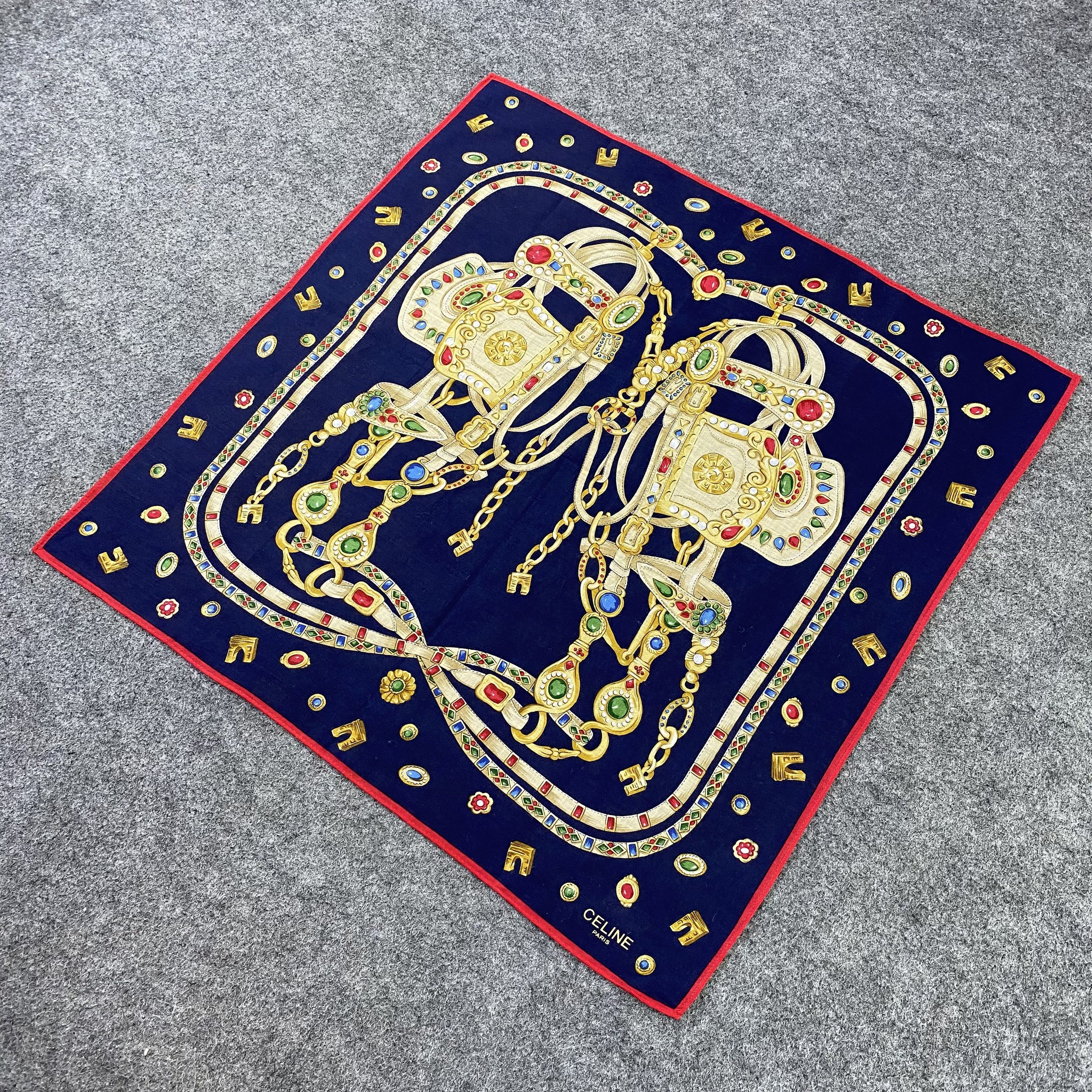 Celine Celine Handkerchief / Bandana / Neckerchief-B1209 Size ONE SIZE - 4 Thumbnail