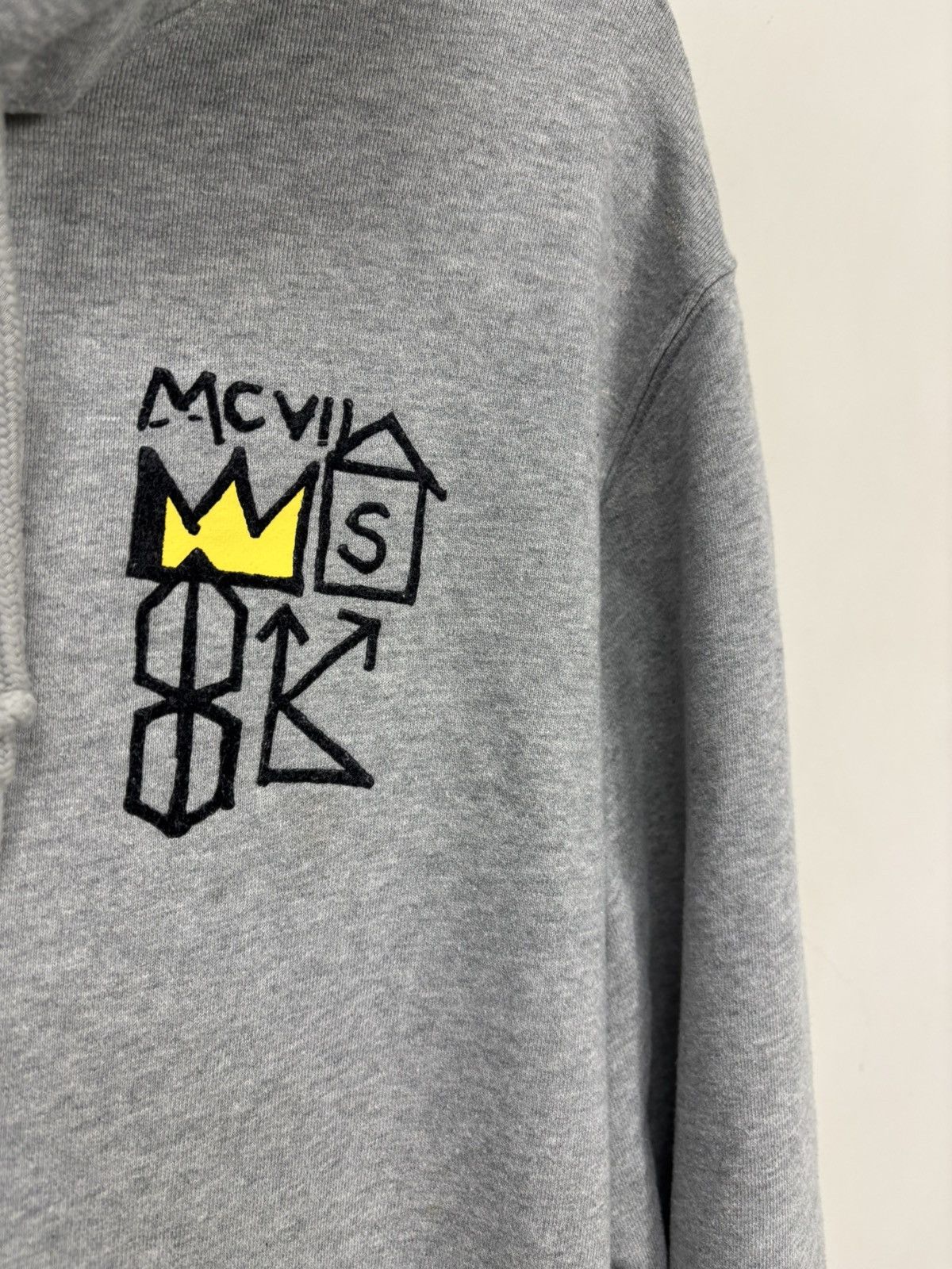 Uniqlo Uniqlo Jean Michel Basquiat Men’s Grey Classic Hoodie Size US L / EU 52-54 / 3 - 20 Thumbnail