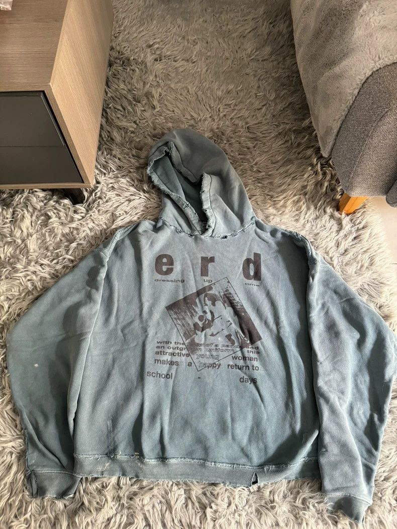 Enfants Riches Deprimes Vintage School Illustration Hooded Sweatshirt-2506 Size US S / EU 44-46 / 1 - 1 Thumbnail