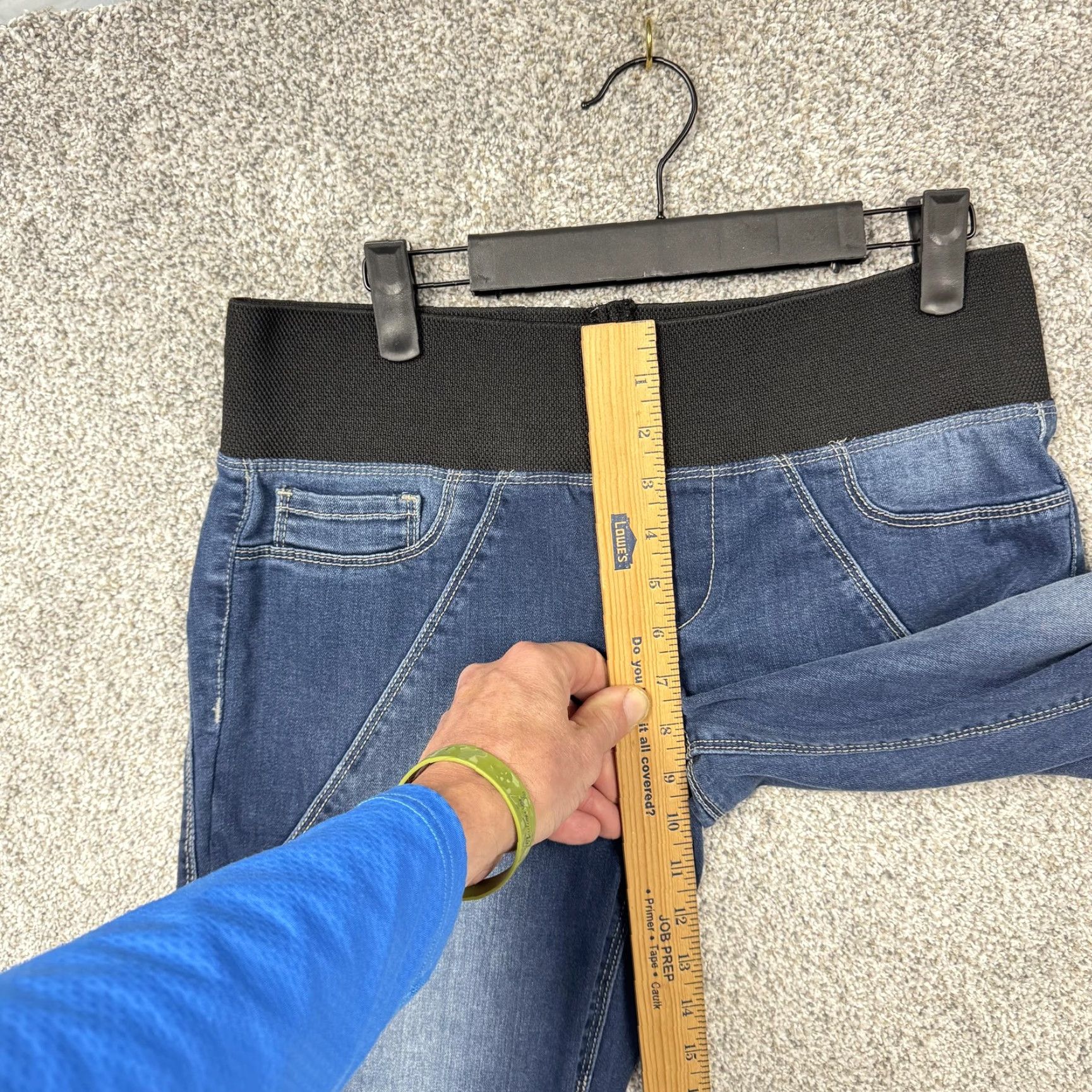 DKNY DKNY Jeans Jegging Womens 10 Blue Medium Wash Pull On Elastic Waist Denim Ankle Size 32" / US 10 / IT 46 - 5 Thumbnail