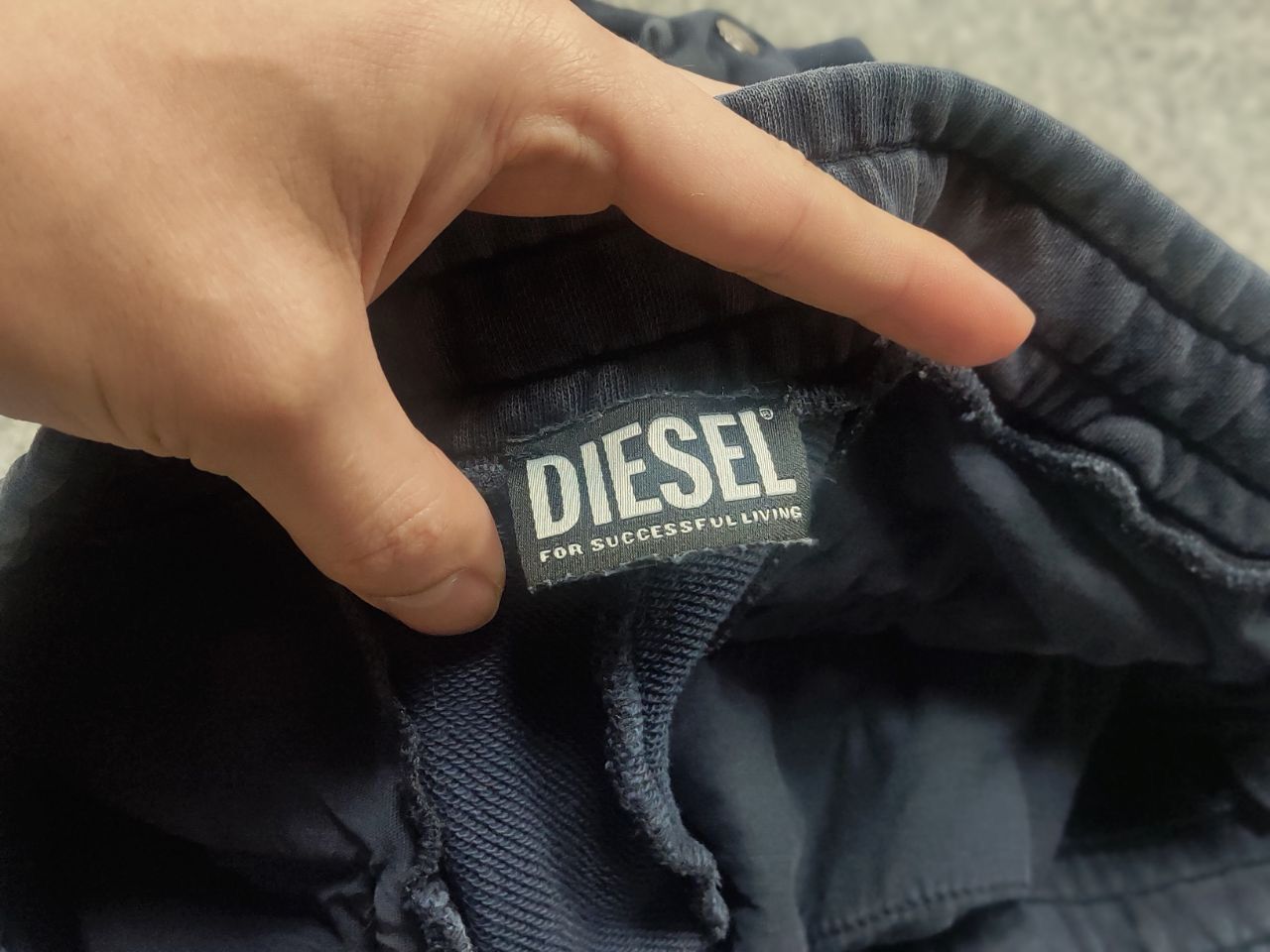 Diesel Diesel P Tarpock Blue Garment Dyed Sweat Cargo Jogger Pants Size US 32 / EU 48 - 14 Thumbnail