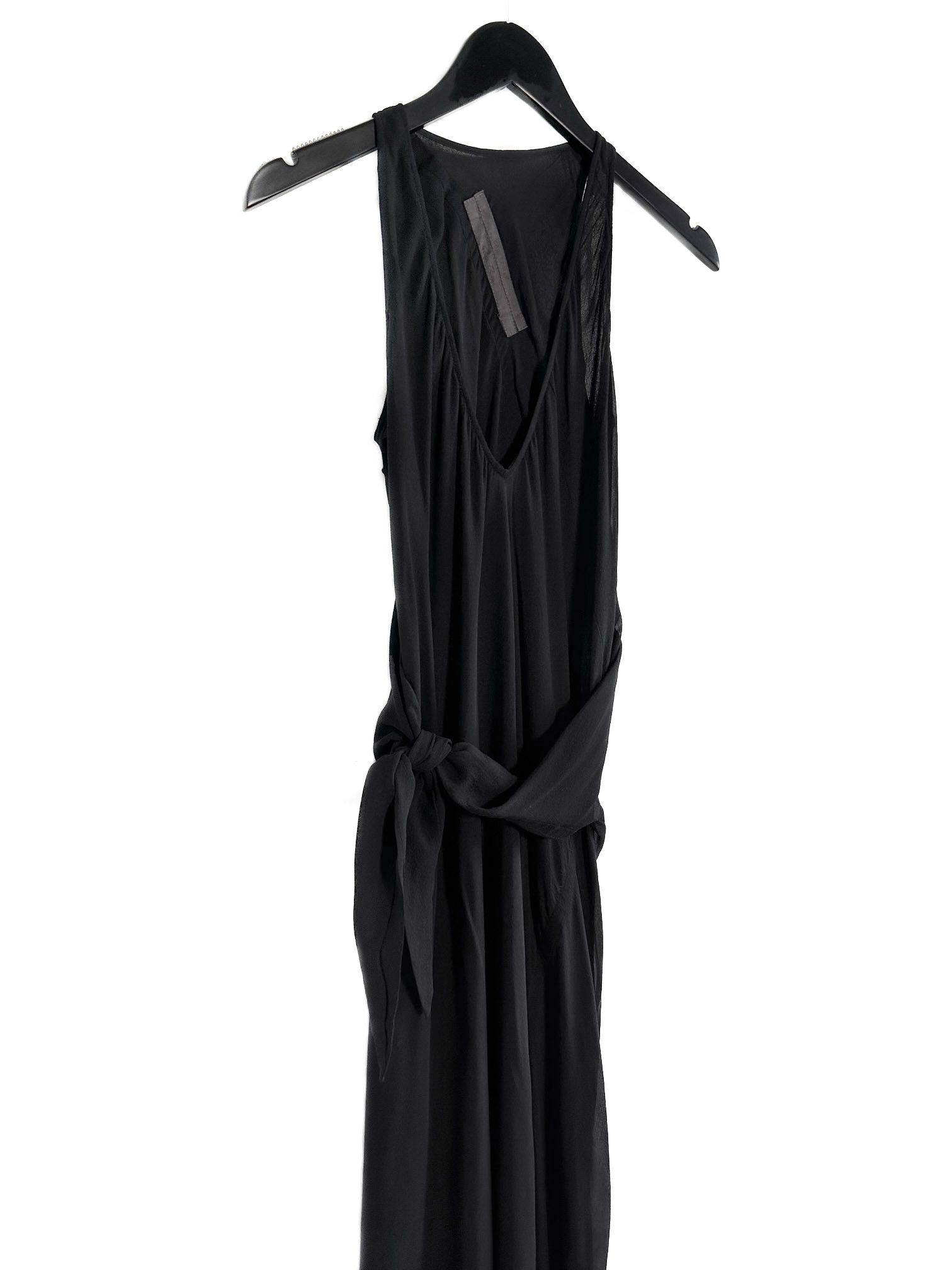 Rick Owens Rick Owens 2009 Crust Black Silk Dress Size S / US 4 / IT 40 - 5 Thumbnail