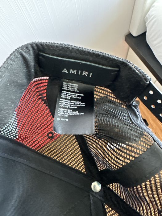 Amiri 3 STAR TRUCKER AMIRI HAT | Grailed