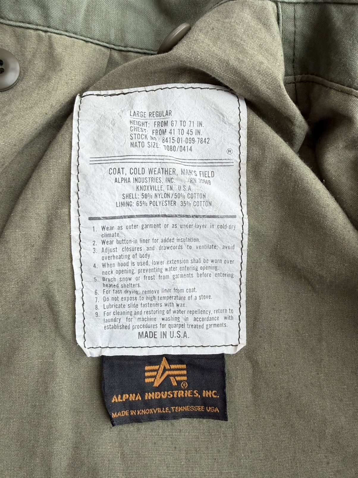 Alpha Industries Alpha Industries 90s M65 Field Jacket Size US L / EU 52-54 / 3 - 10 Thumbnail