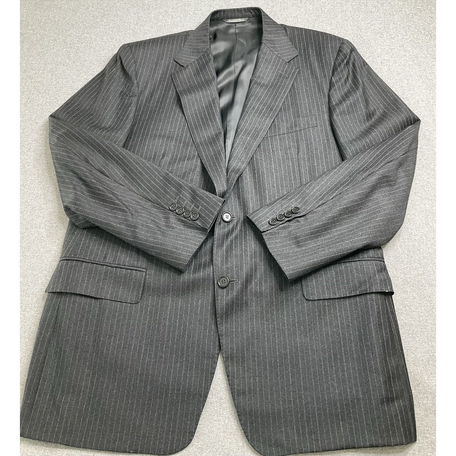 Canali Canali Italy Black suit -AL13290/38 Size IT 54 / US 44R Size 44R - 2 Thumbnail