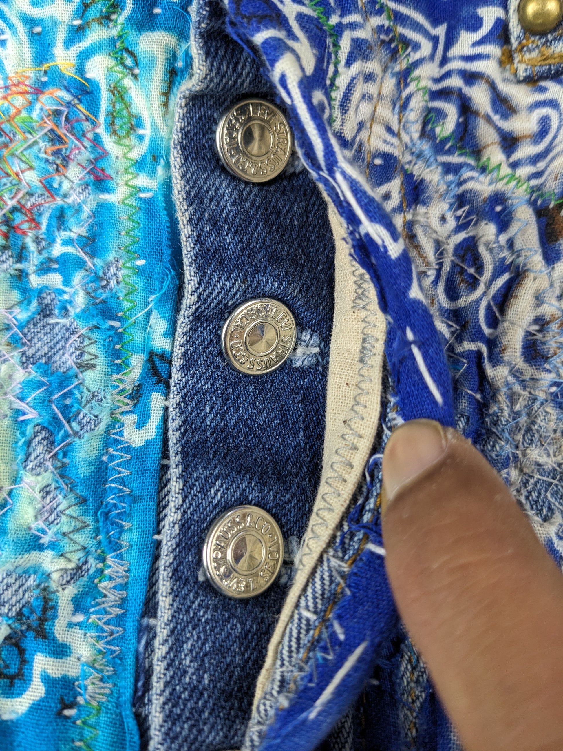 Levi's × Vintage Inspired Proleta Re Art Uroboros Kofu Levis Denim Size US 32 / EU 48 - 11 Thumbnail