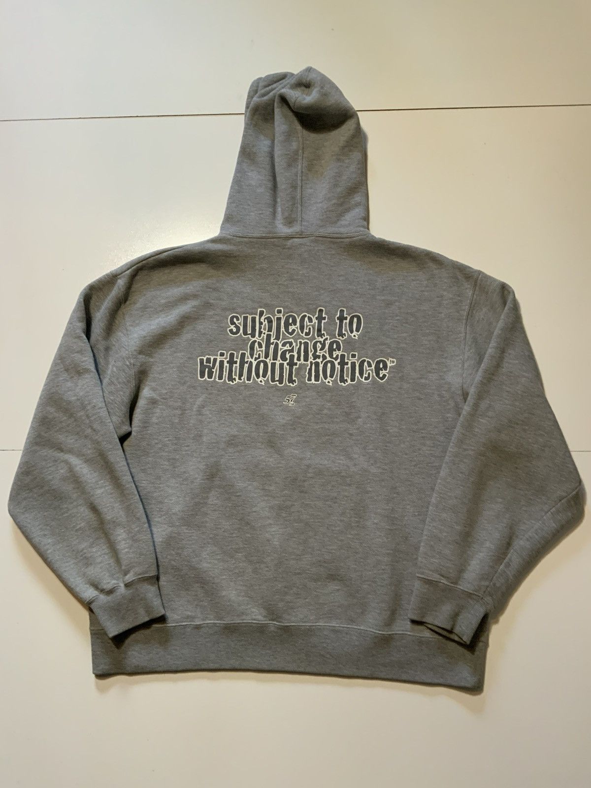 Vintage 90s 57 Fake Subject To Change Without Notice Skate Hoodie Size US XL / EU 56 / 4 - 2 Thumbnail