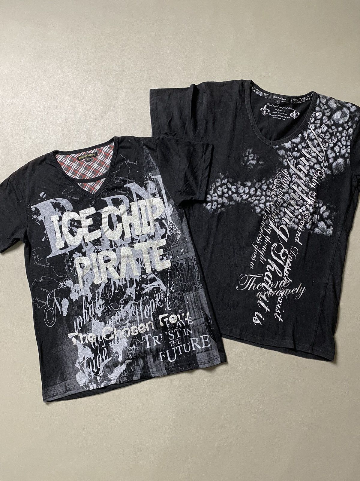 Hysteric Glamour × If Six Was Nine × Le Grande Bleu (L.G.B.) Bundling Dangerious & Clash Poem Tshirt Size US M / EU 48-50 / 2 - 1 Thumbnail