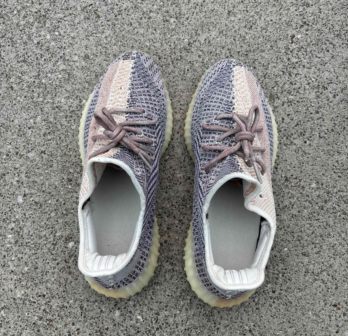 Yeezy Size 12 -Yeezy 350 V2 Ash Pearl USED NO BOX FAST SHIPPING Size US 12 / EU 45 - 4 Thumbnail