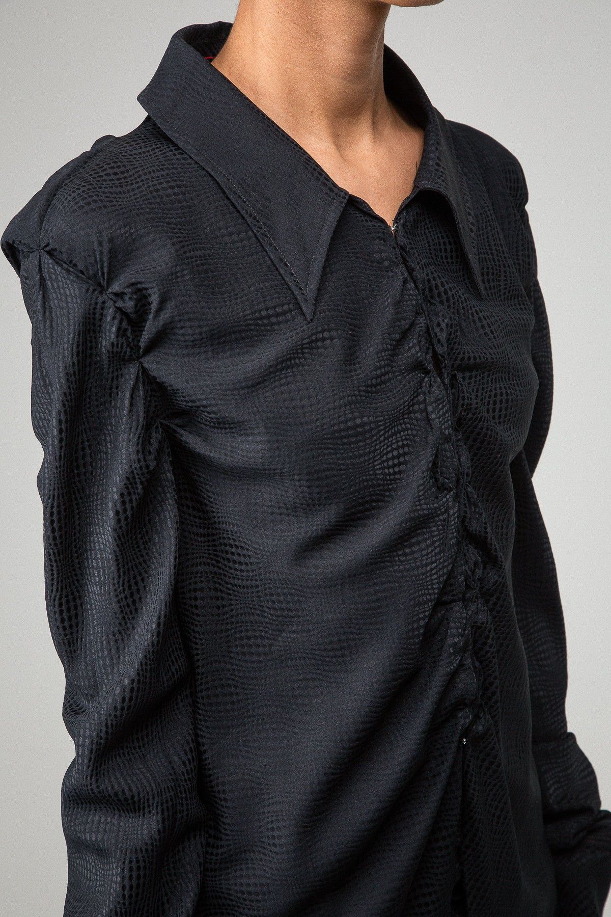 RUIbuilt $820 Rui Silk Long Sleeve Shirt Size M / US 6-8 / IT 42-44 - 3 Thumbnail