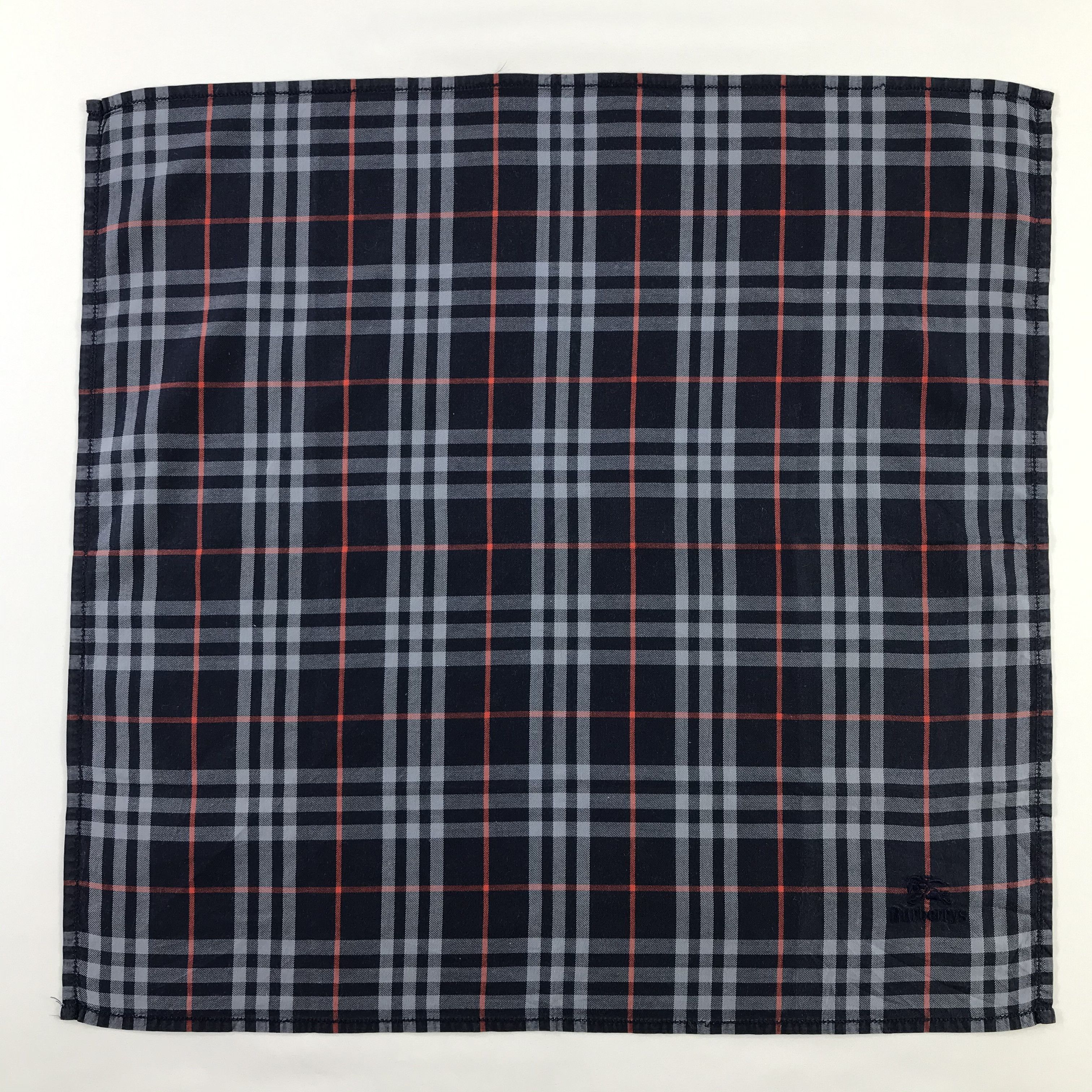 Burberry × Vintage Burberry Bandana / Handkerchief / Neckerchief - S732 Size ONE SIZE - 1 Thumbnail