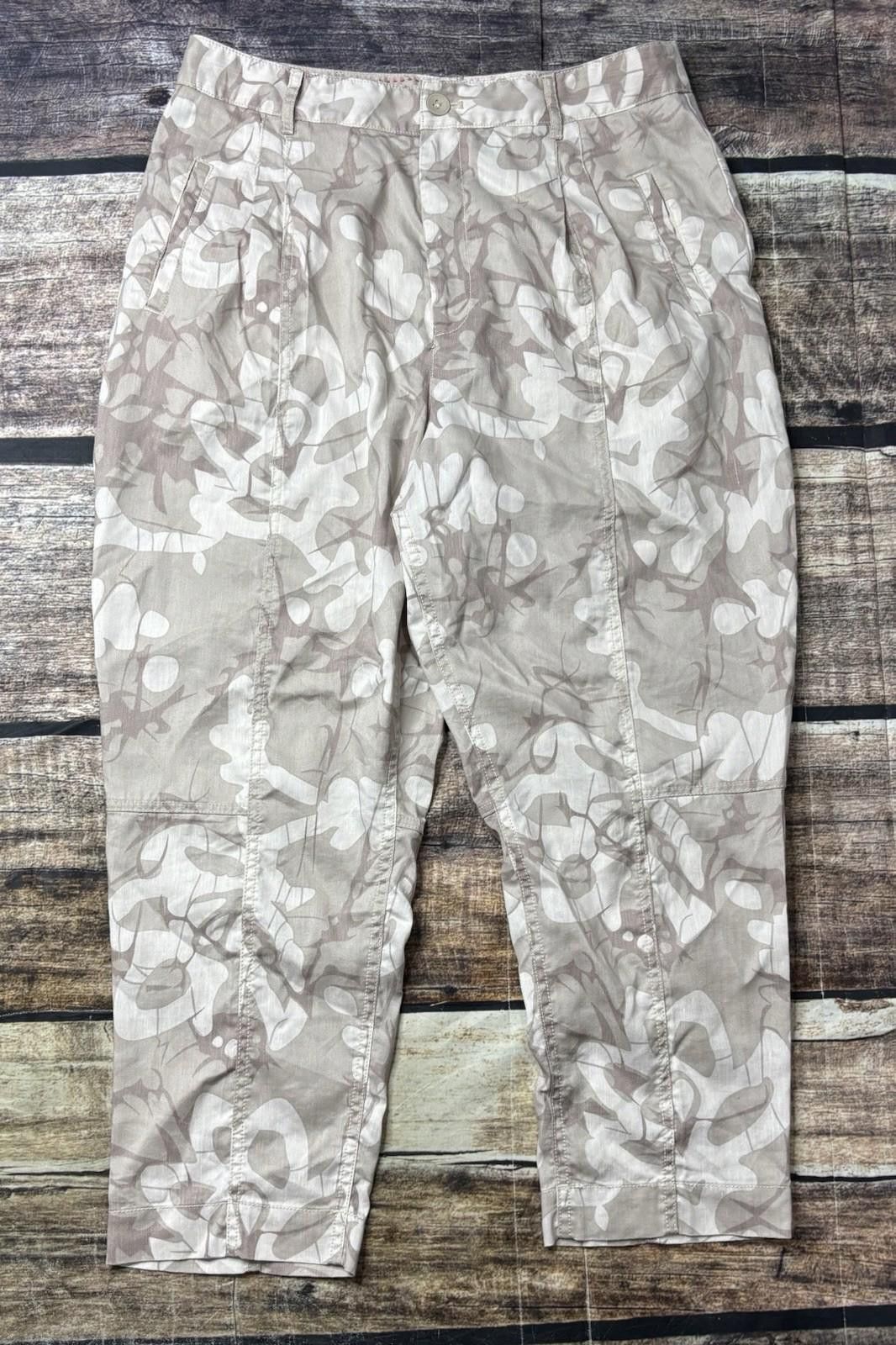 Other Anthropologie Pants Women's 32x24 Linen Blend Camo Size 32" / US 10 / IT 46 - 1 Thumbnail