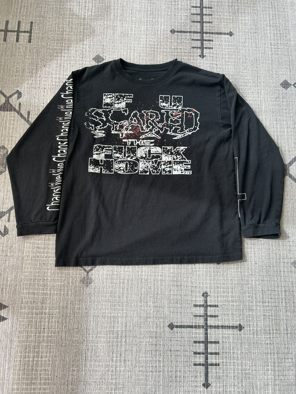Ken Carson Ken Carson Chaos Tour Merch “If U Scared” Size US M / EU 48-50 / 2 - 1 Thumbnail