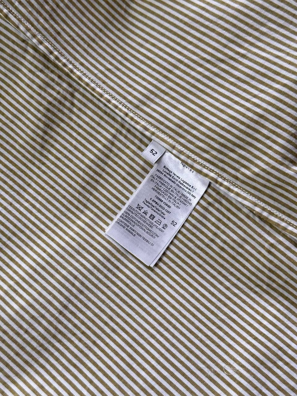 Bottega Veneta Striped Shirt Pearl Buttons