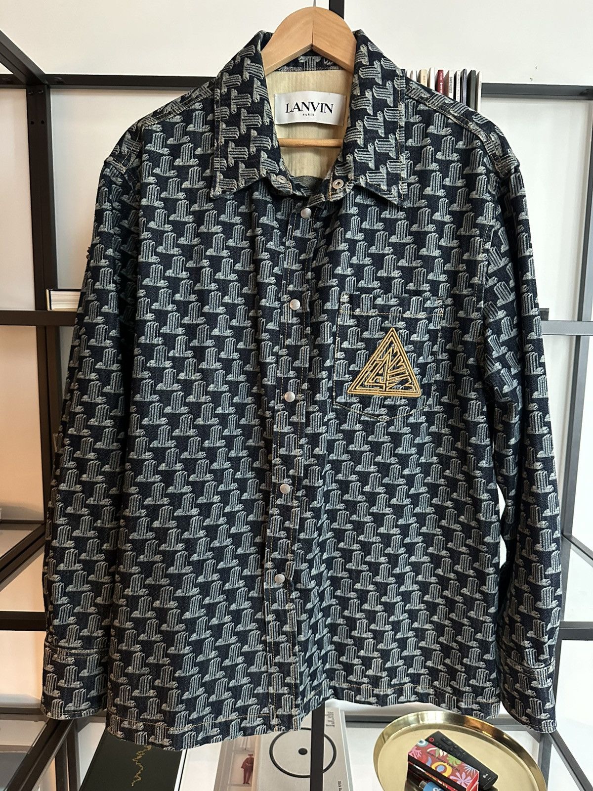 Lanvin Lanvin denim coach jacket/shirt Size US M / EU 48-50 / 2 - 1 Thumbnail